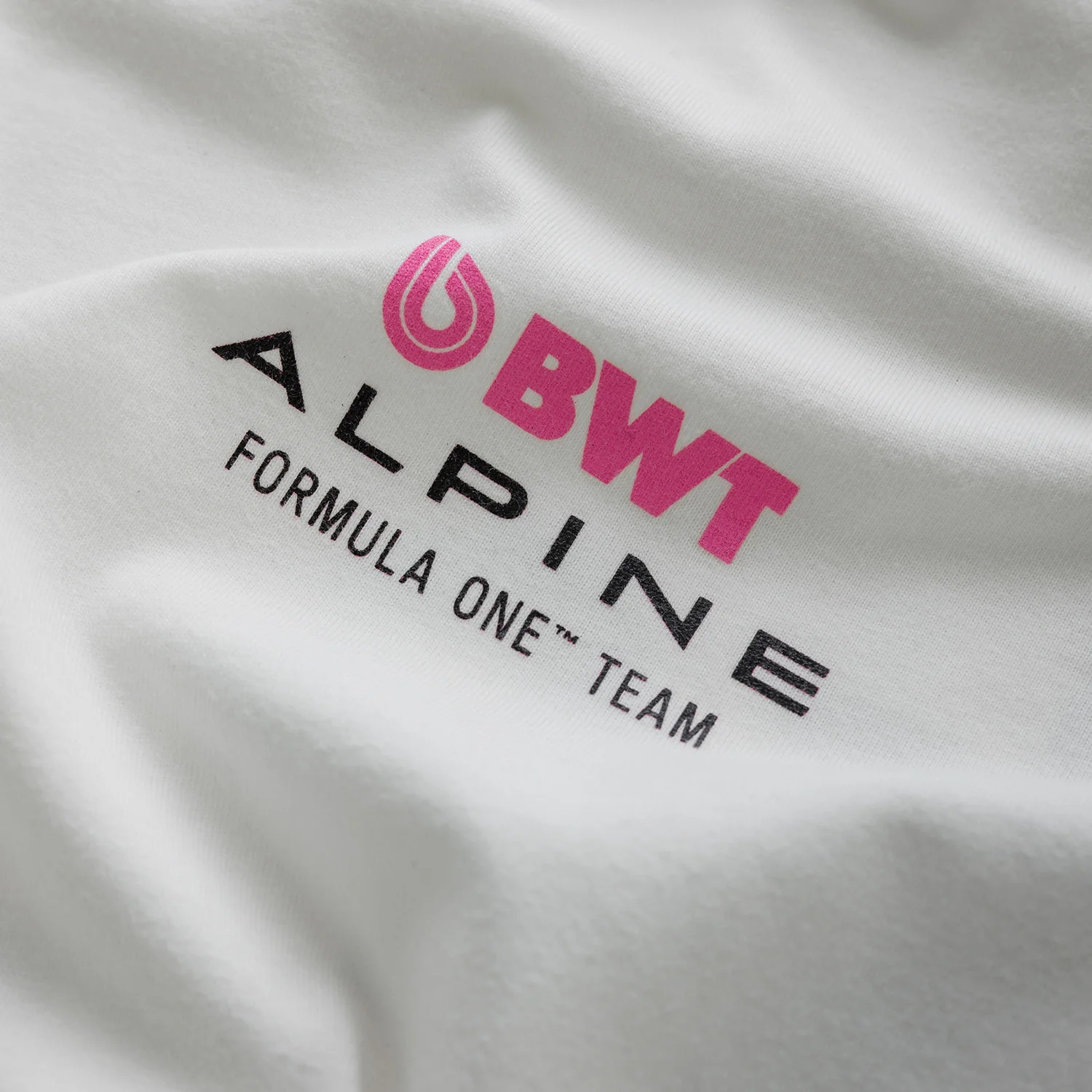Alpine Formula One Team Pit Stop Vintage White T-Shirt - Image 7