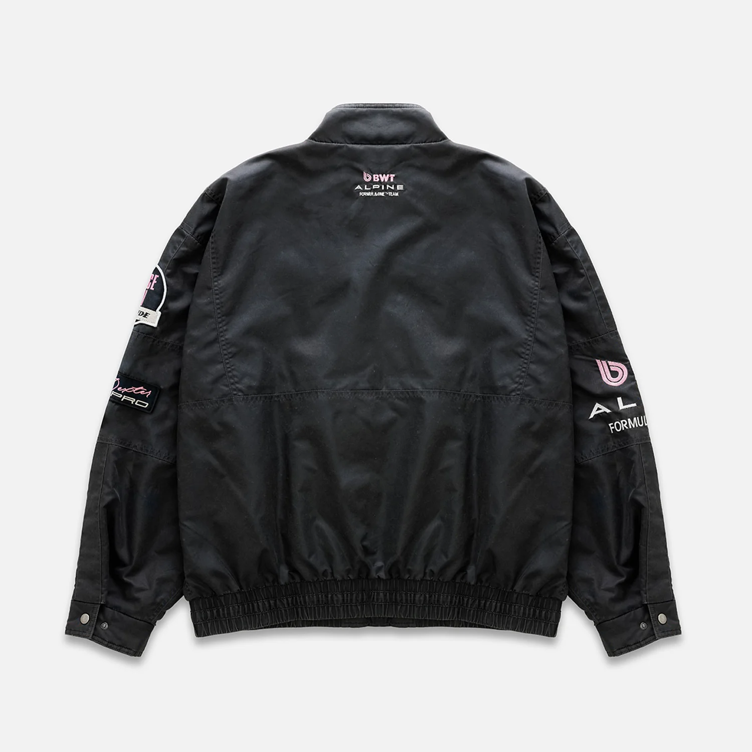 Alpine Formula One Team Washed Black Trackside Jacket - Image 3
