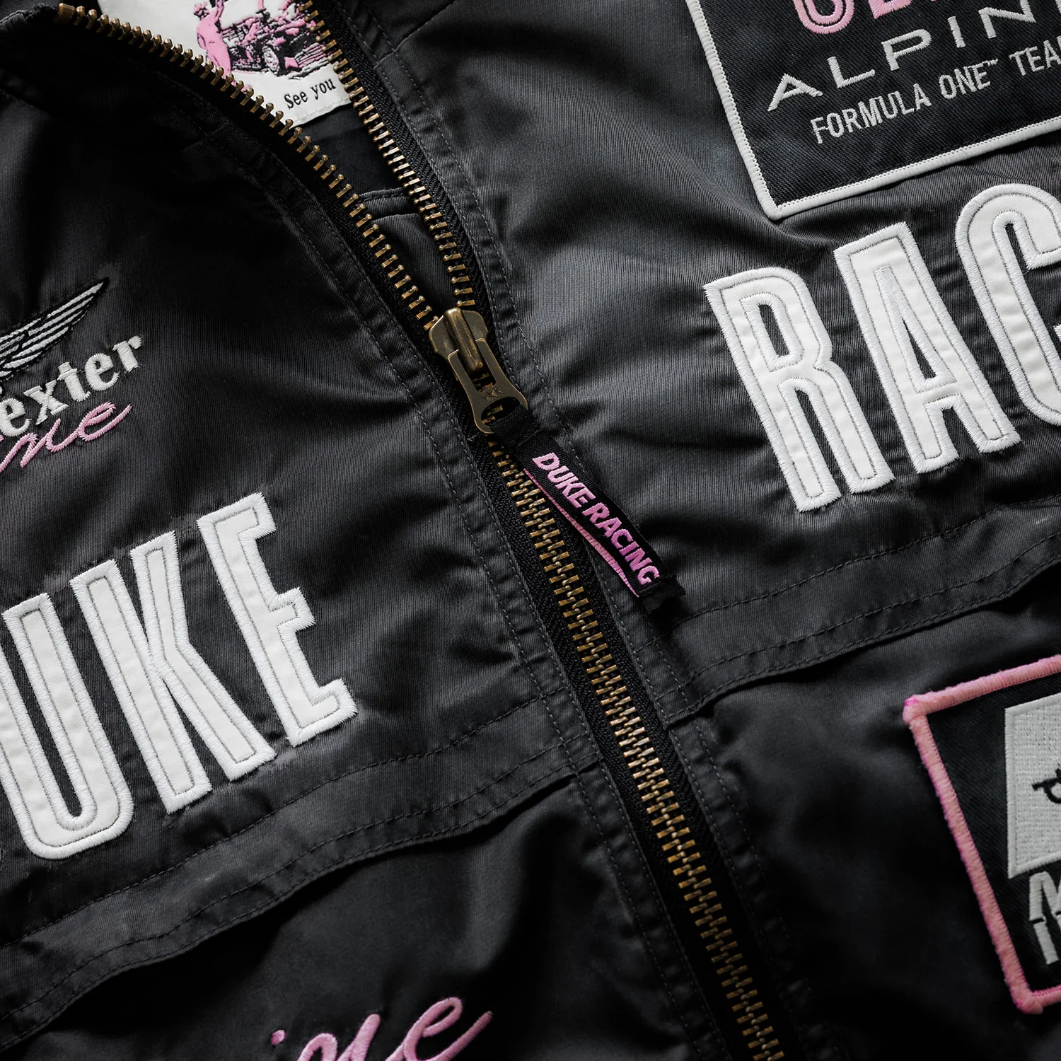 Alpine Formula One Team Washed Black Trackside Jacket - Image 4