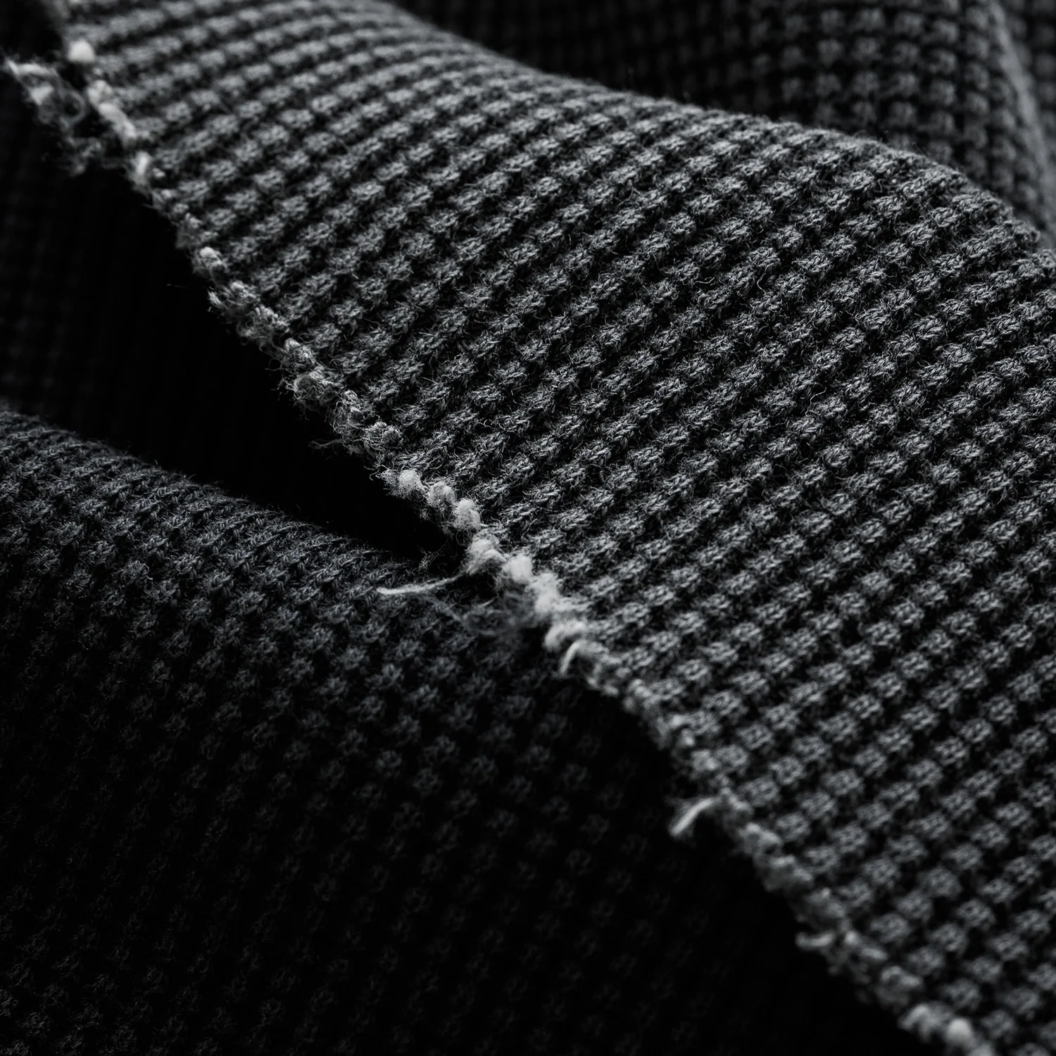 Alpine Formula One Team Washed Black Waffle Top - Image 8