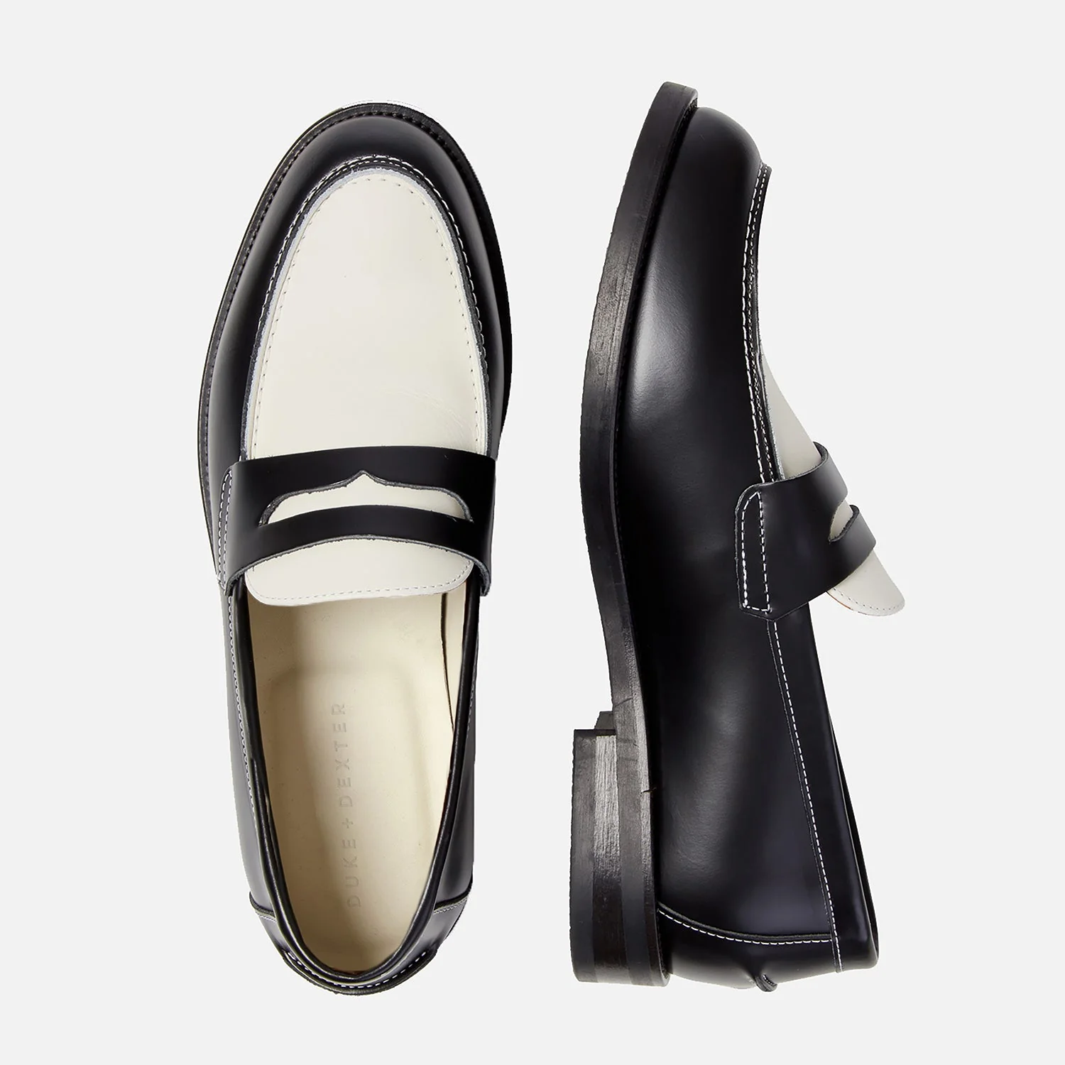Wilde Black + White Penny Loafer - Men's - Image 5