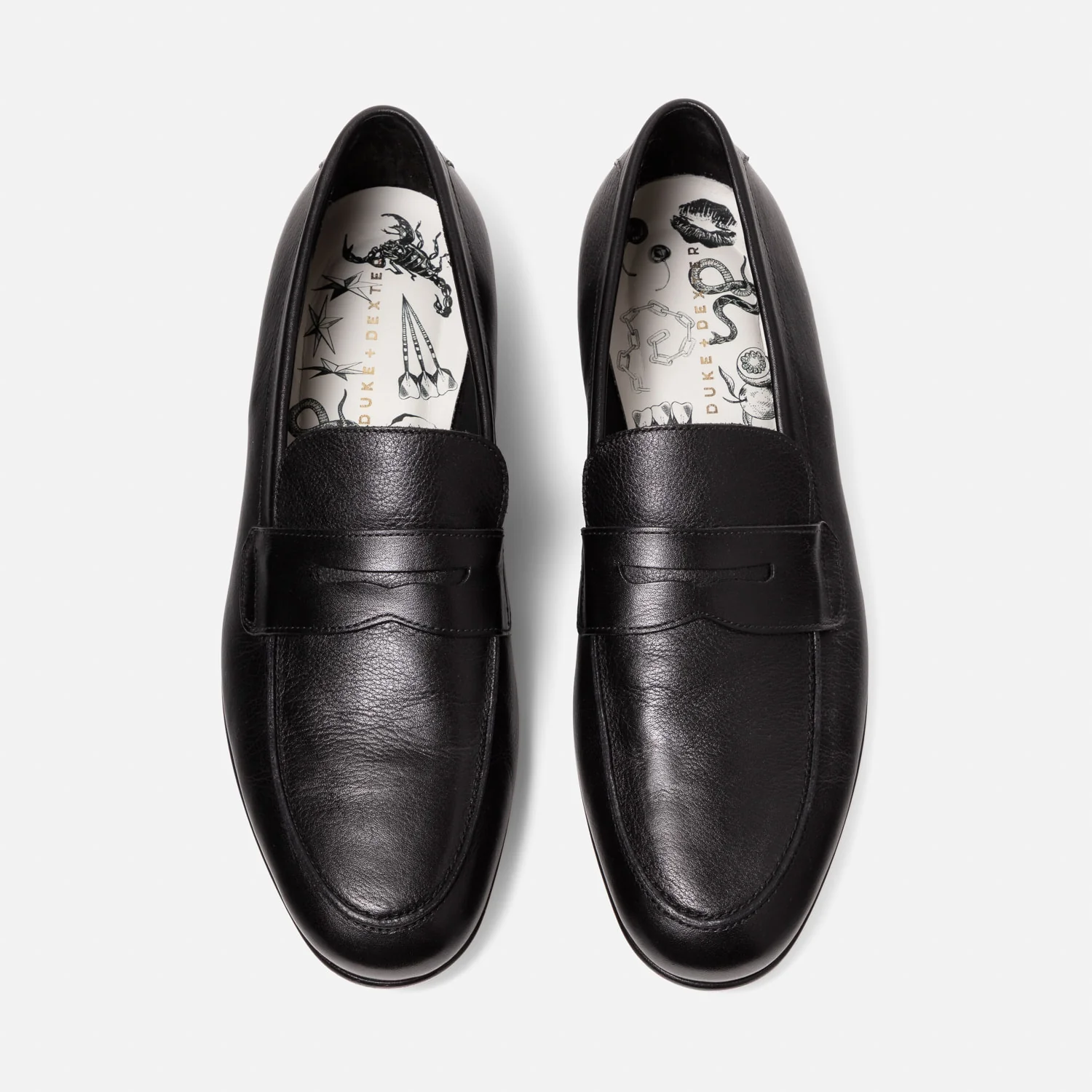 Caine Black Penny Loafer - Men's - Image 4