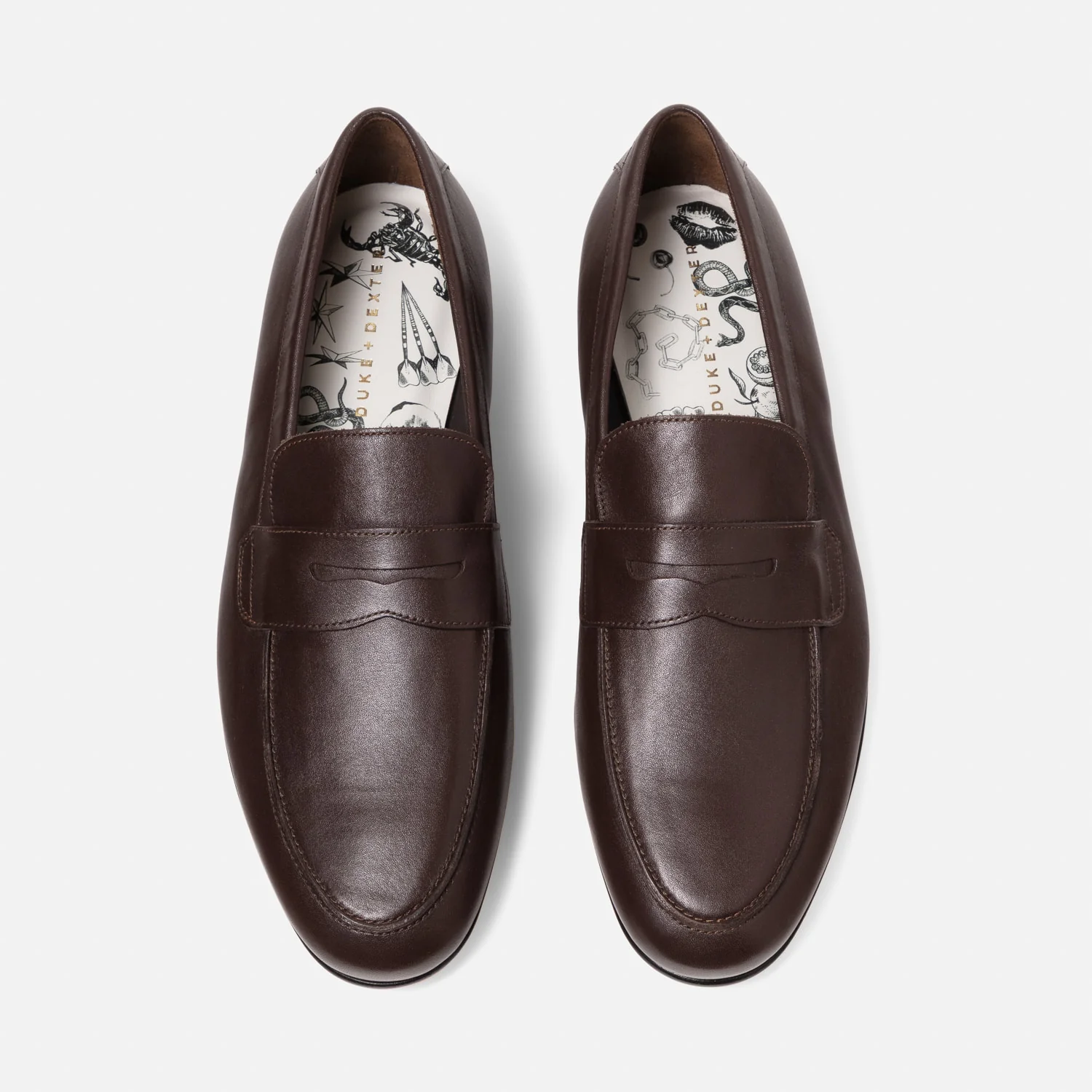 Caine Brown Penny Loafer - Men's - Image 4
