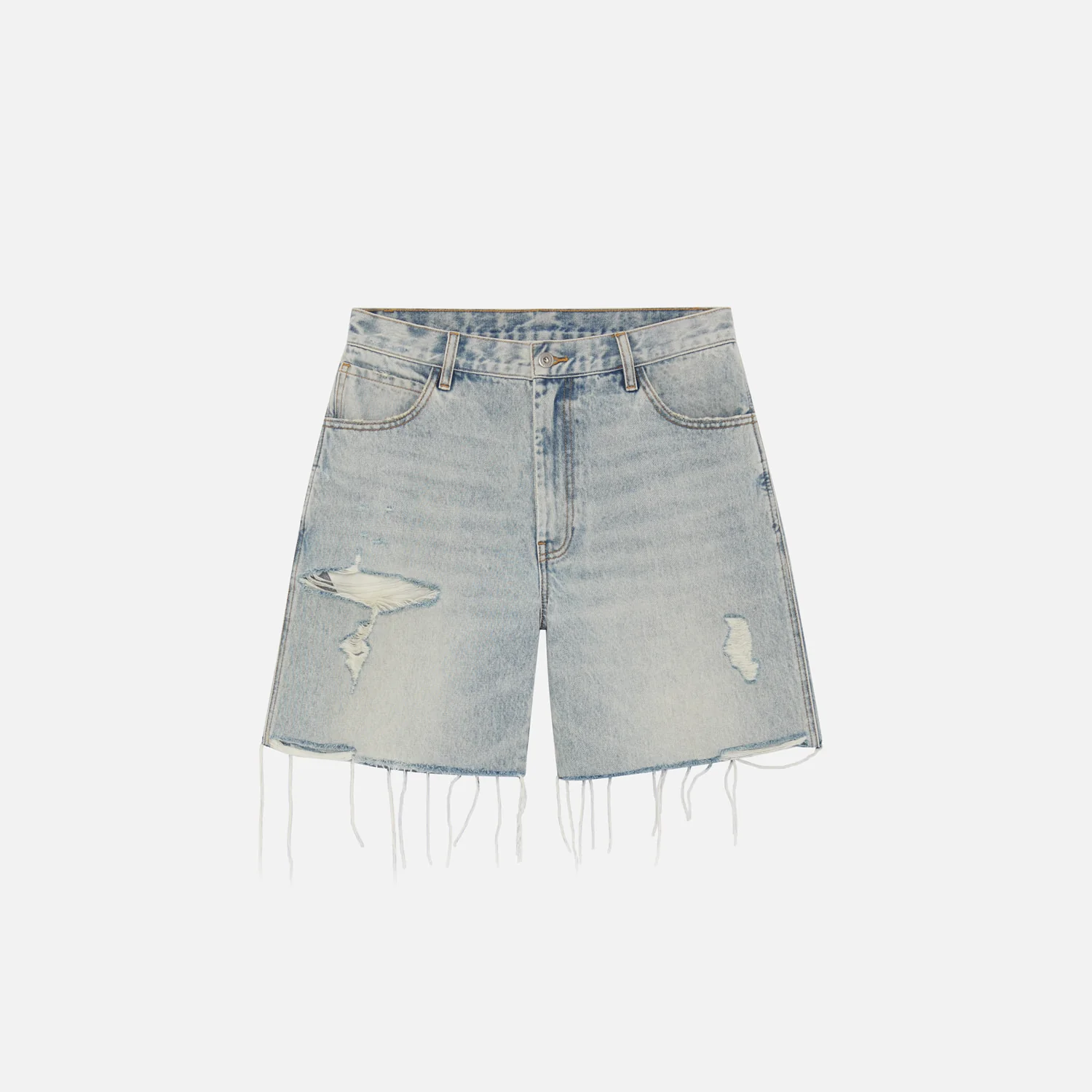 CB Distressed Cut Denim Shorts