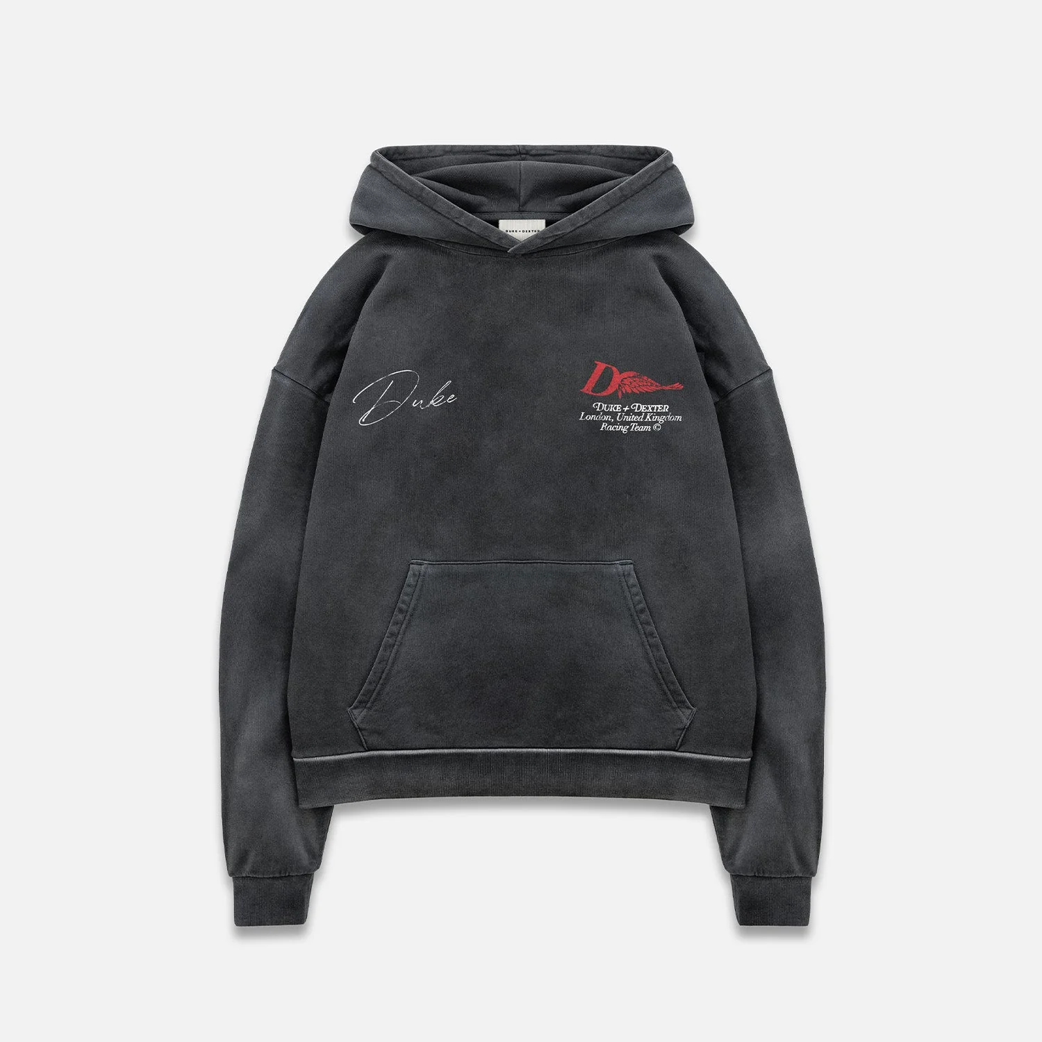 DR1 Helmet Washed Black Hoodie - Image 3