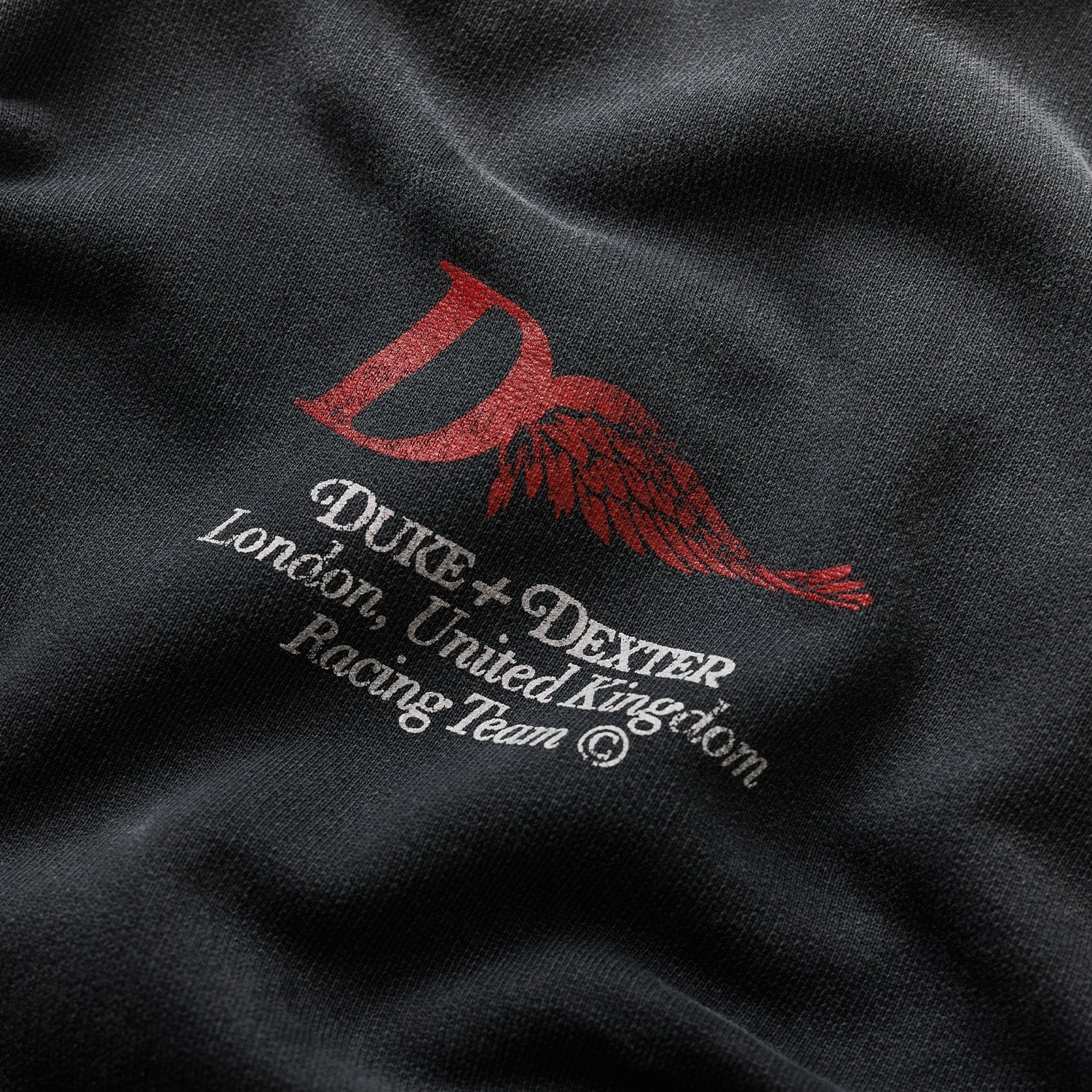 DR1 Helmet Washed Black Hoodie - Image 4