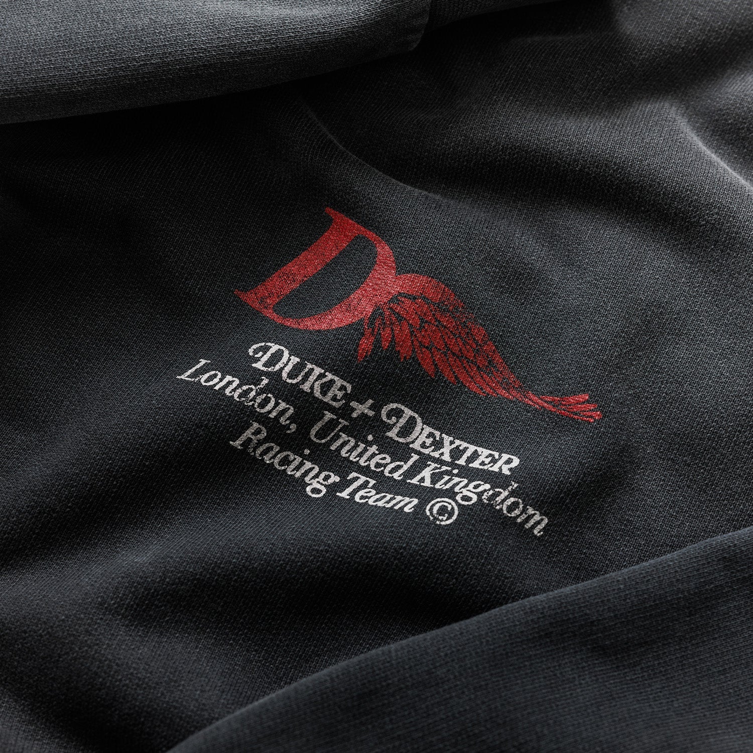 DR1 Helmet Washed Black Hoodie - Image 7