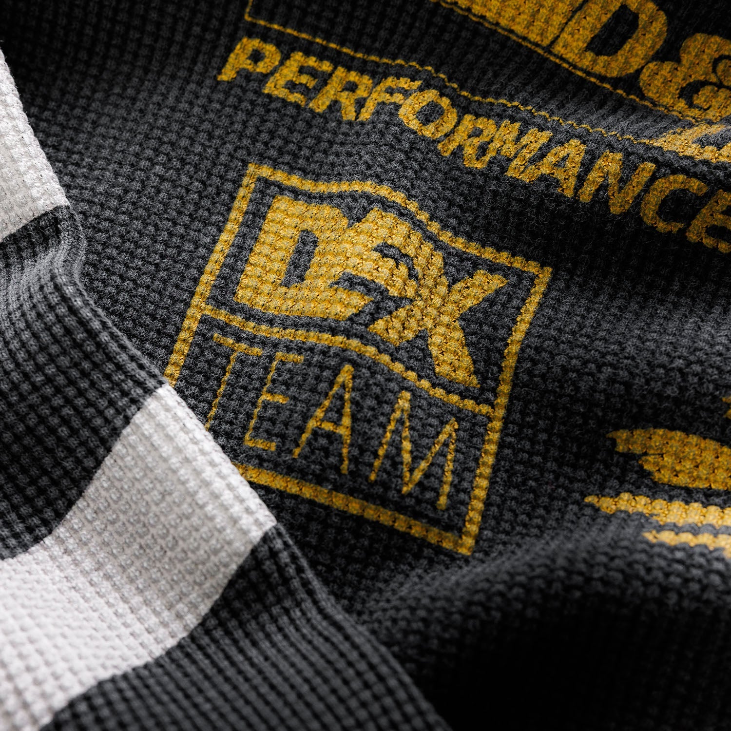 DR Sponsors Washed Black Waffle Top - Image 5