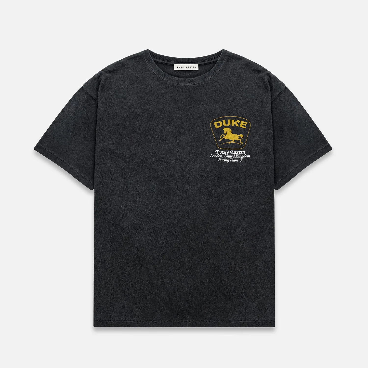 DR Sponsors Washed Black + Yellow T-Shirt - Image 3