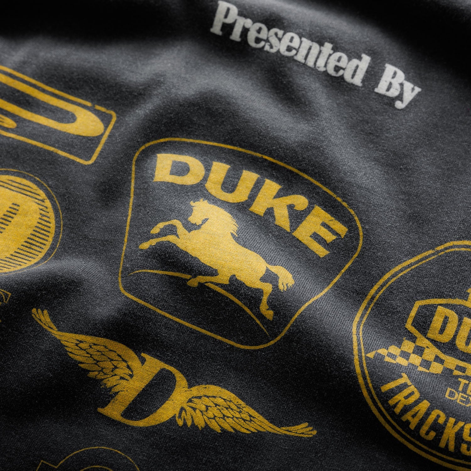 DR Sponsors Washed Black + Yellow T-Shirt - Image 4