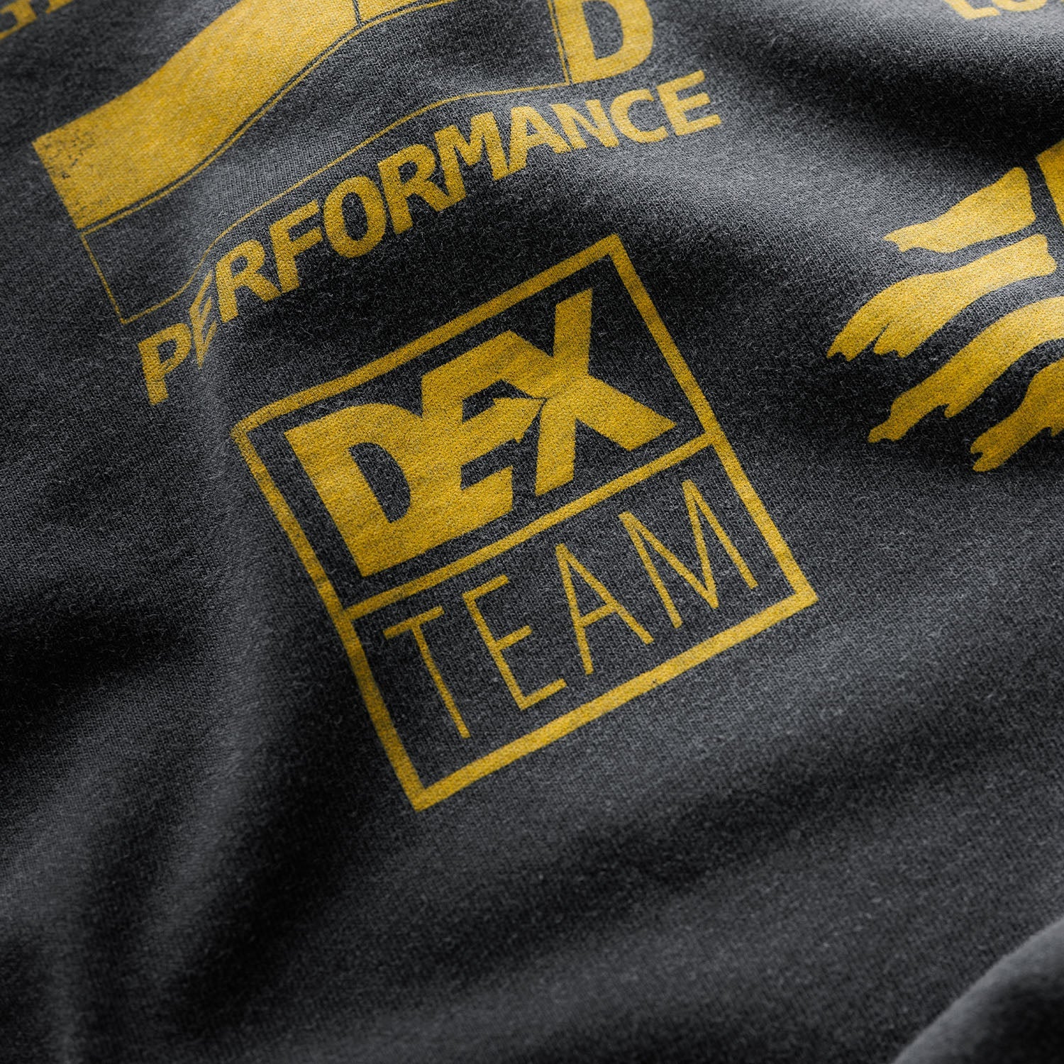 DR Sponsors Washed Black + Yellow T-Shirt - Image 5