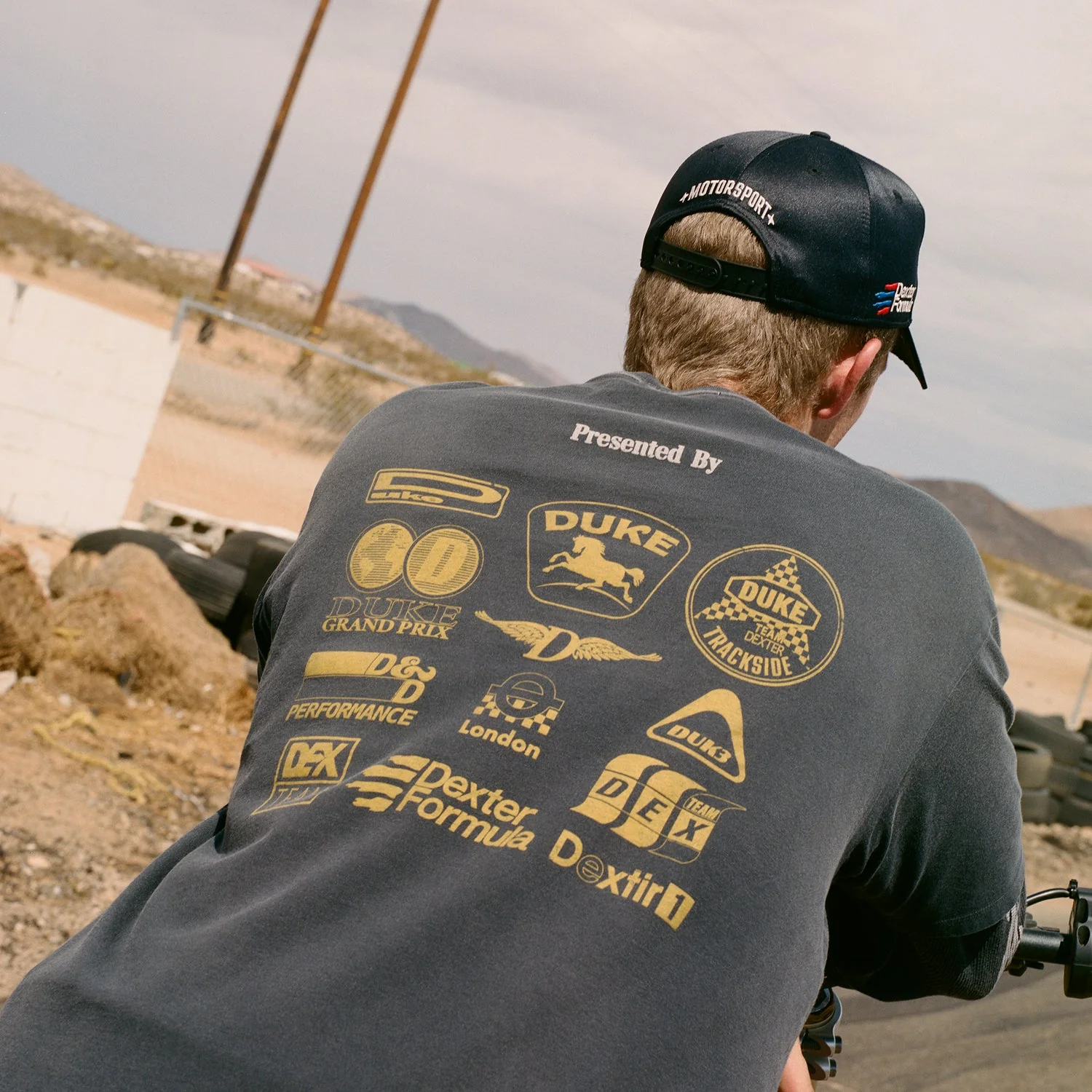 DR Sponsors Washed Black + Yellow T-Shirt - Image 7