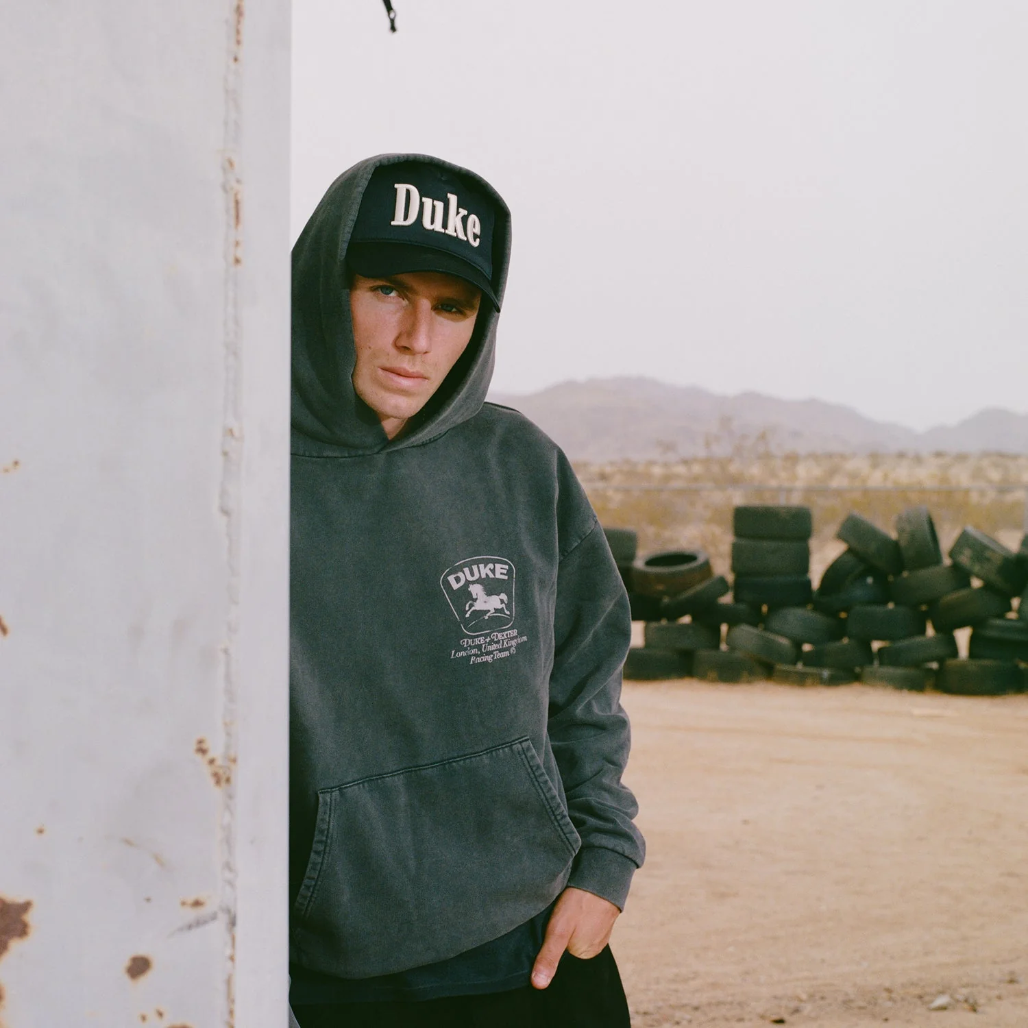 DR Sponsors Washed Grey Hoodie - Image 10