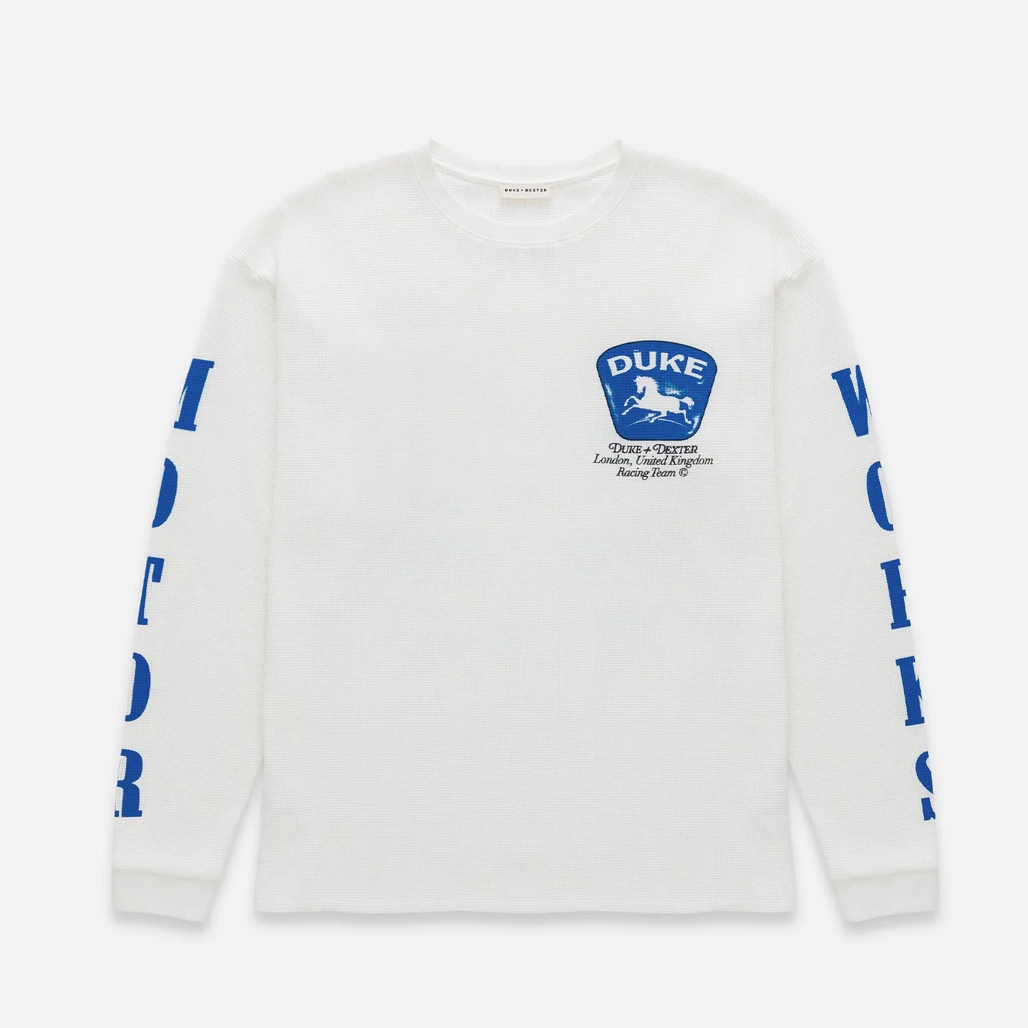 DR Sponsors Vintage White Waffle Top - Image 3