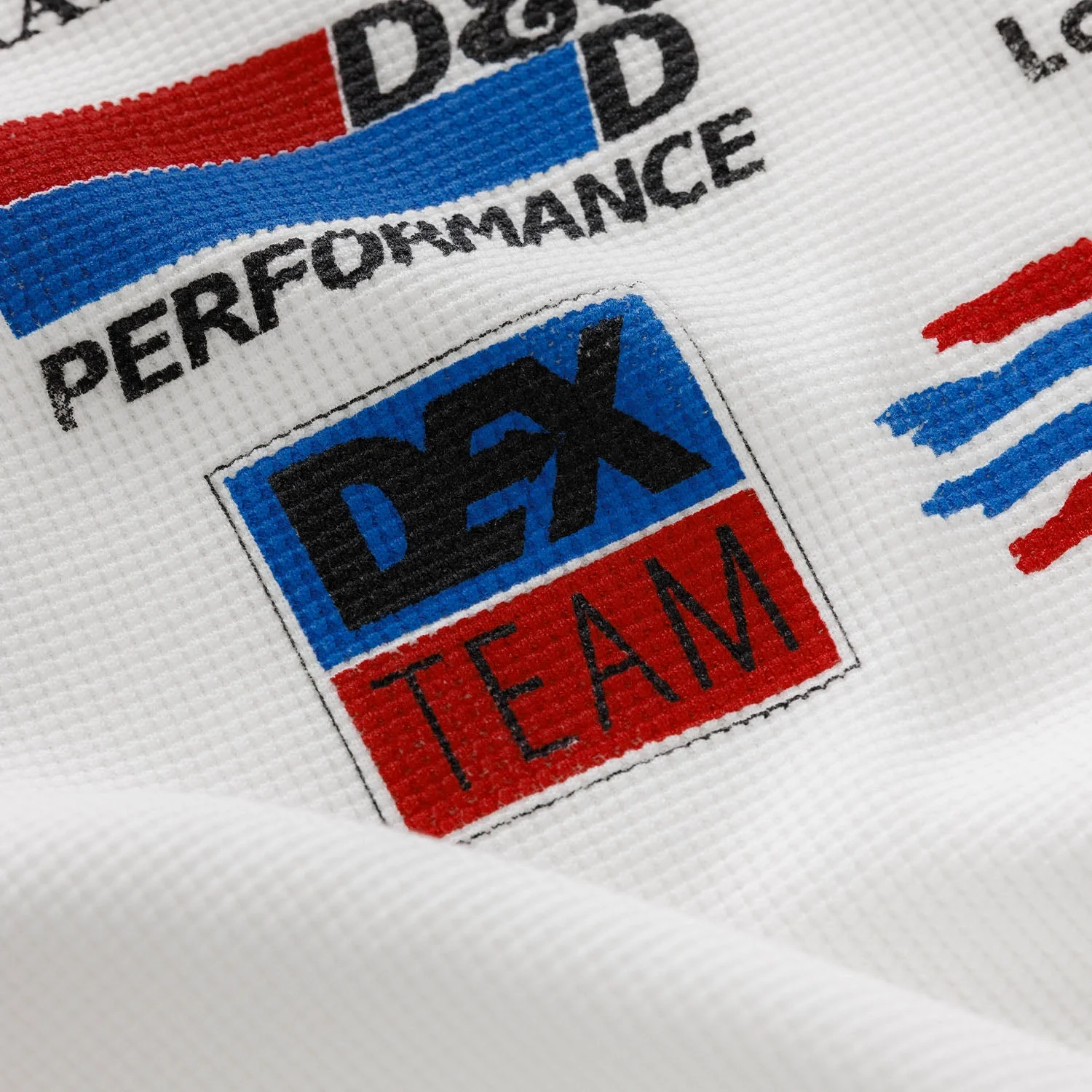 DR Sponsors Vintage White Waffle Top - Image 6