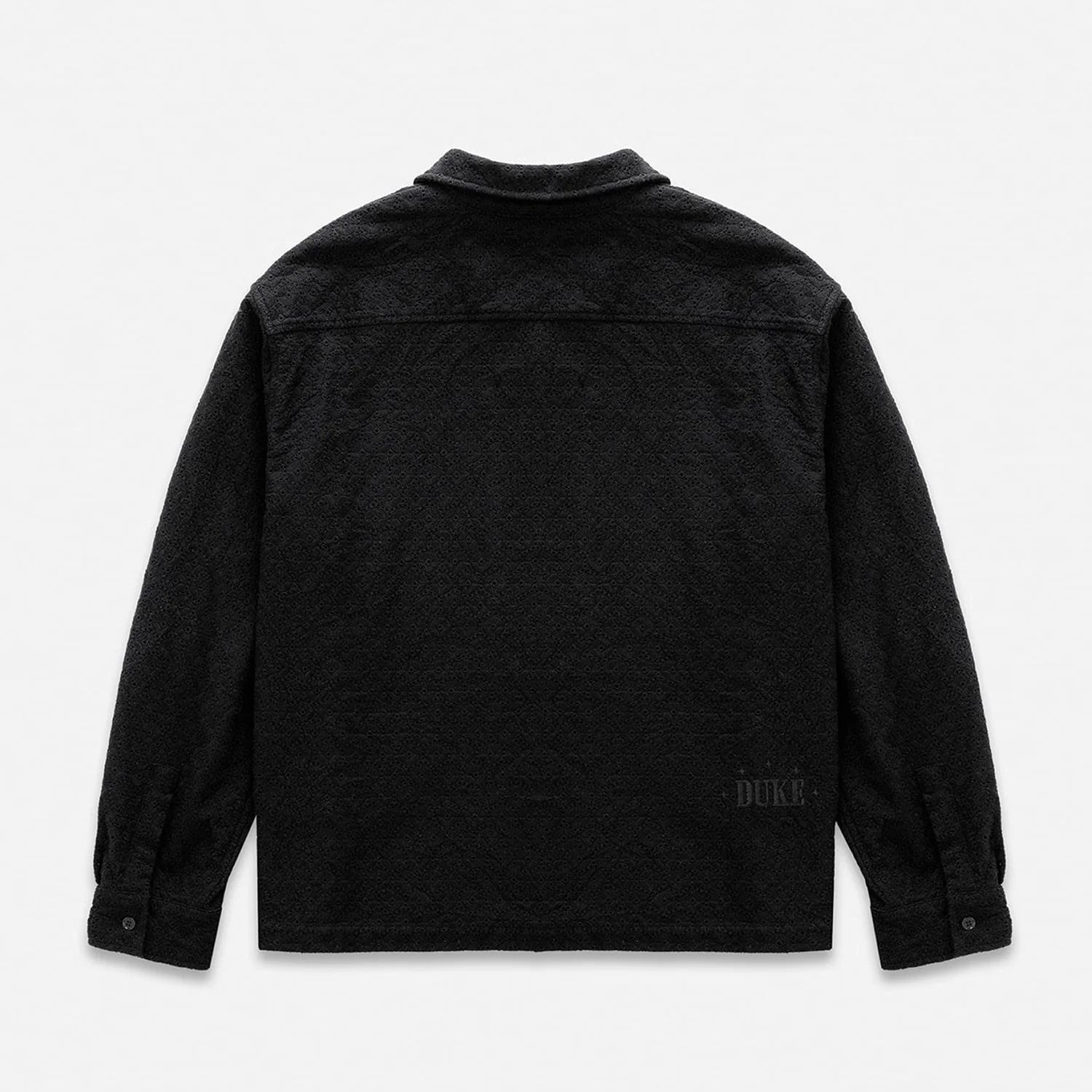 Duke Black Crochet Shirt - Image 3