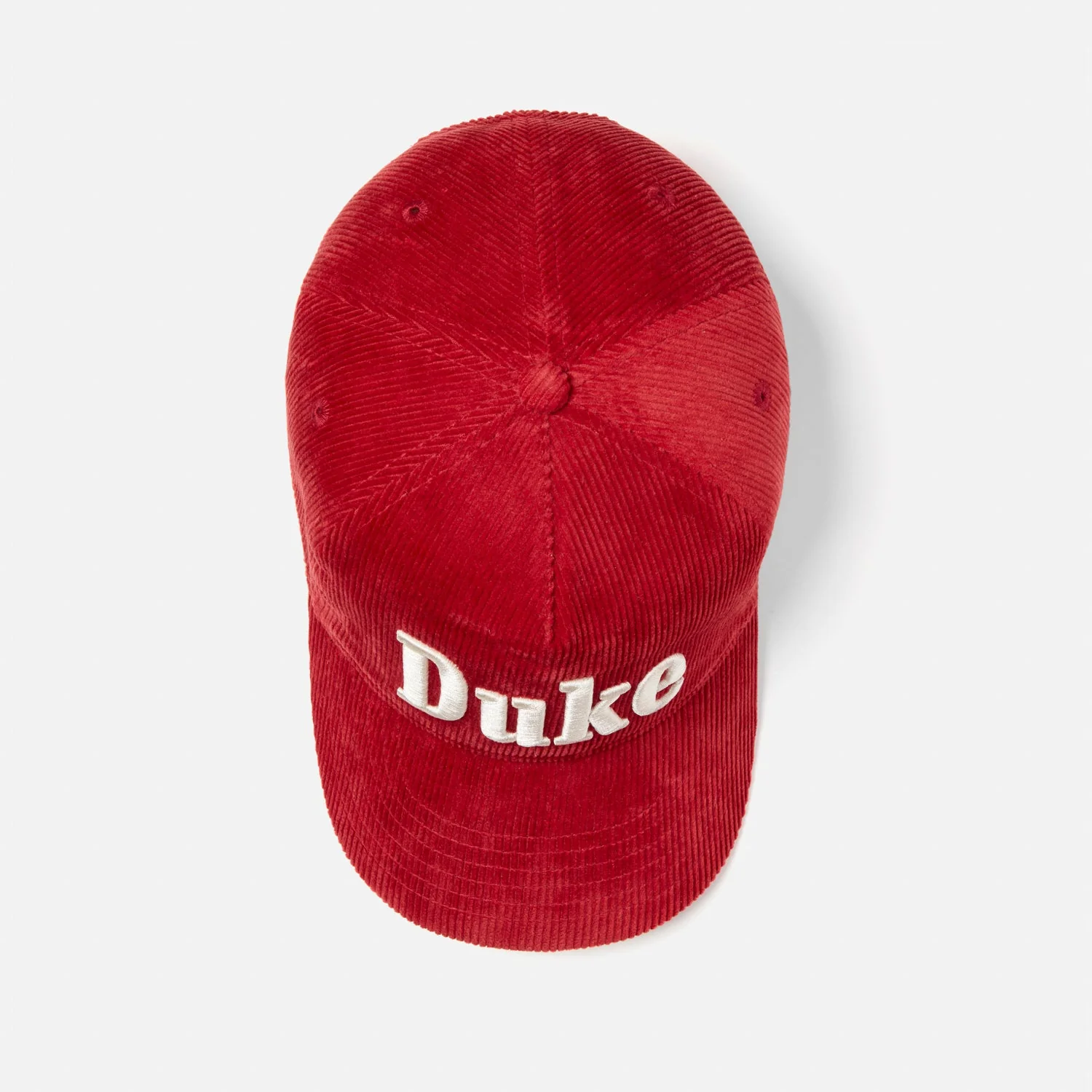 Duke Red Corduroy Cap - Image 5