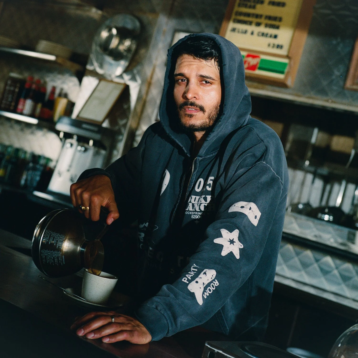 Duke Rodeo Team Vintage Black Zip Hoodie - Image 10