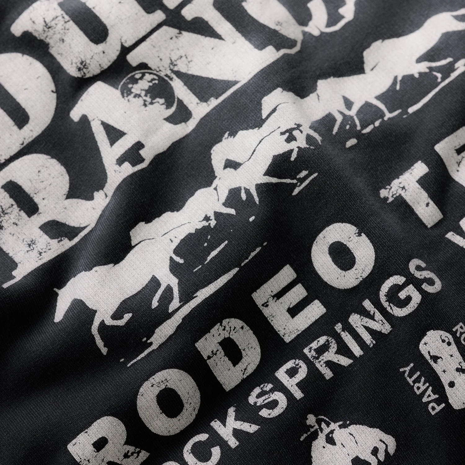 Duke Rodeo Team Vintage Black Zip Hoodie - Image 5