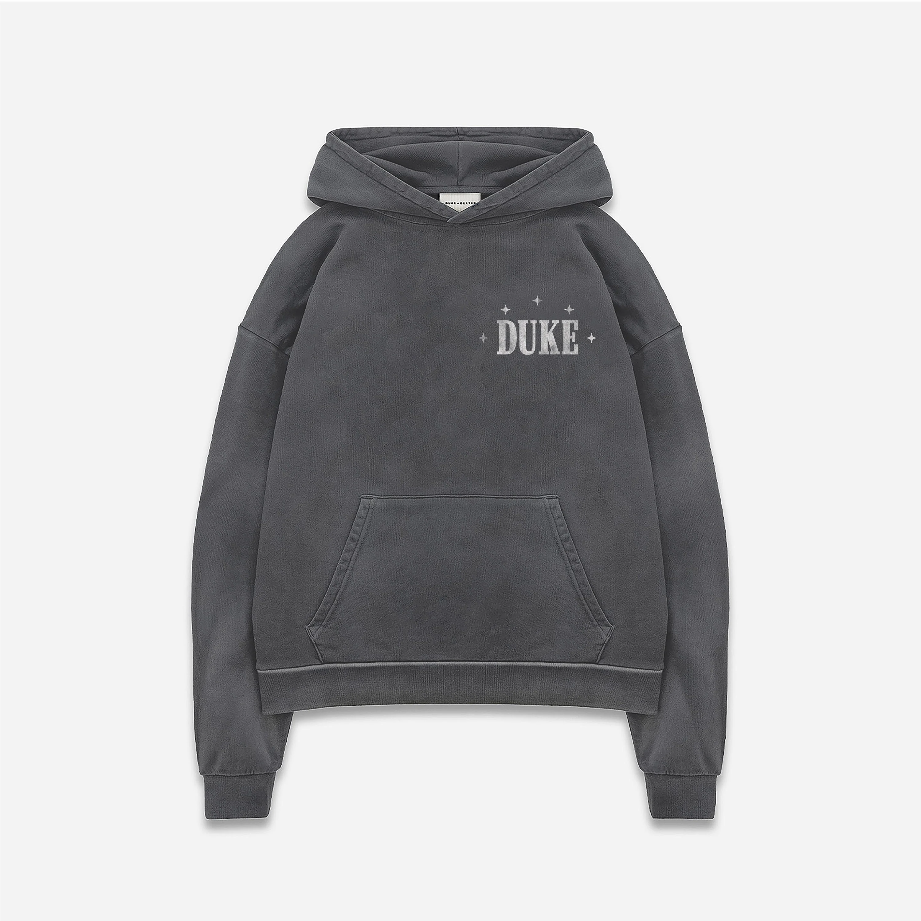 Duke Plus Washed Black Hoodie - Image 3