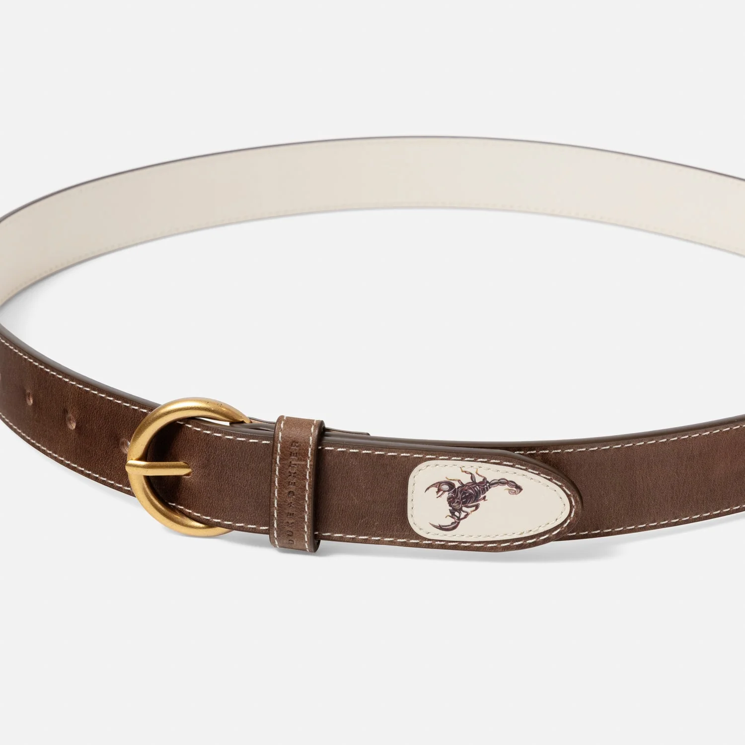 Ellis Chestnut Scorpion Belt - Image 4