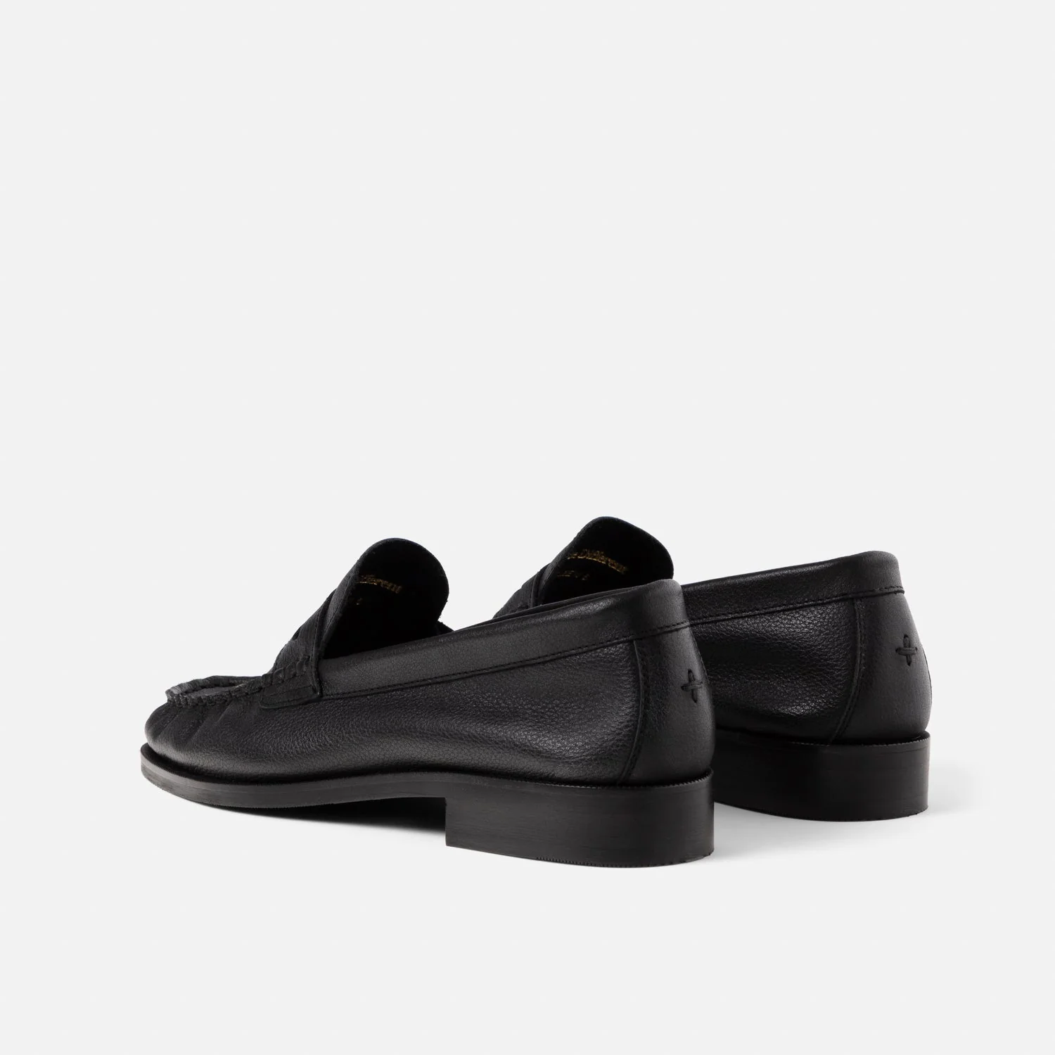 Ezra Black Tumbled Ruched Loafer - Women's - Image 6