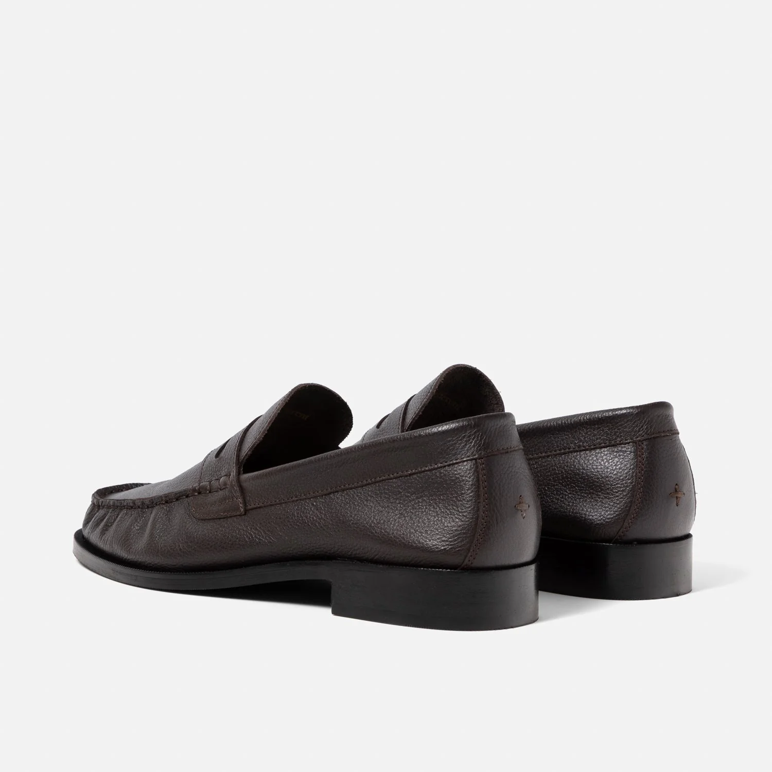 Ezra Brown Pebble Ruched Loafer - Men's - Image 6