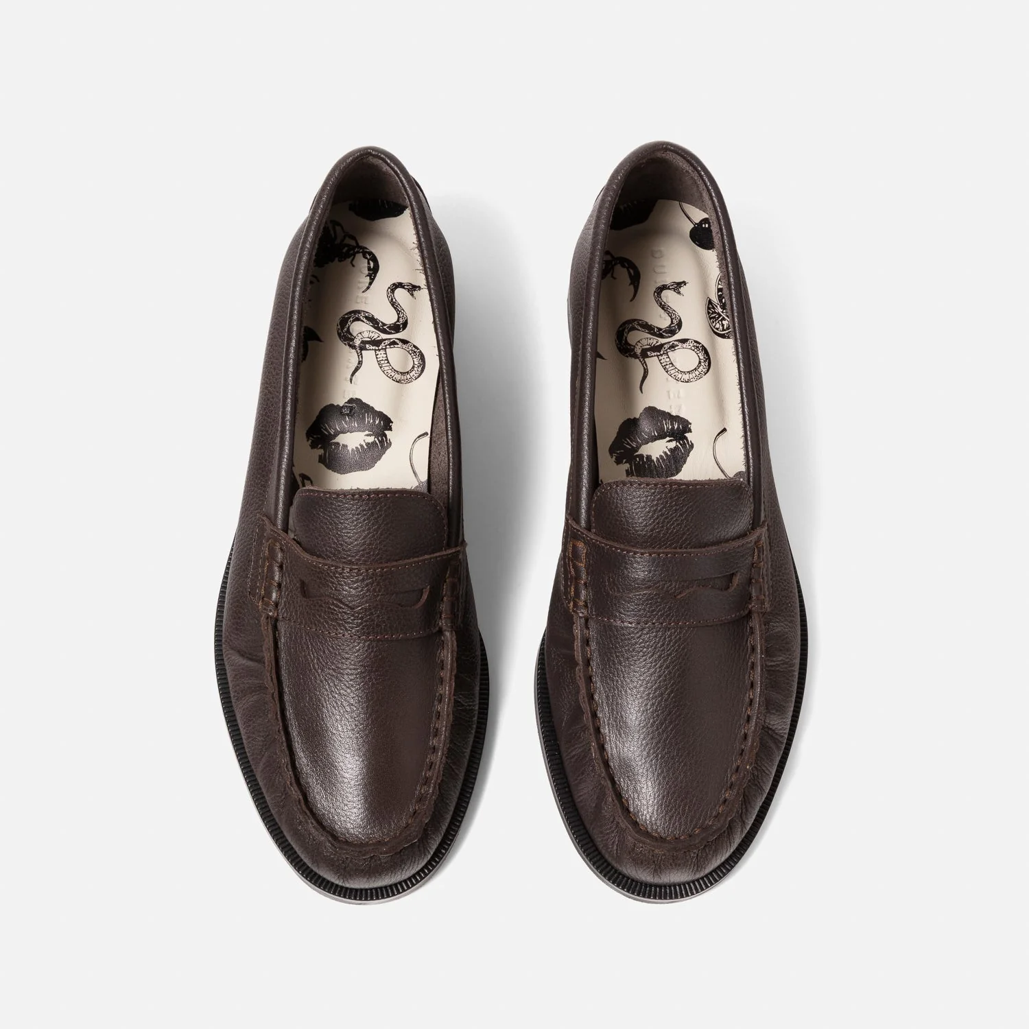 Ezra Brown Pebble Ruched Loafer - Women's - Image 4