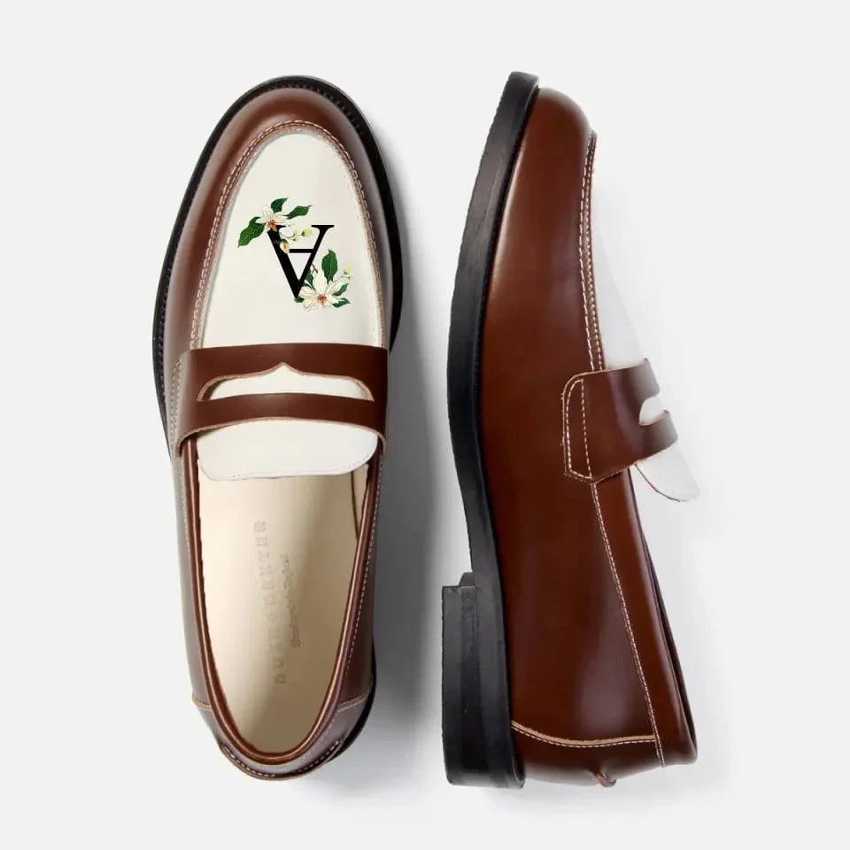 Hand-Painted Initial Penny Loafer - Men's - Image 9