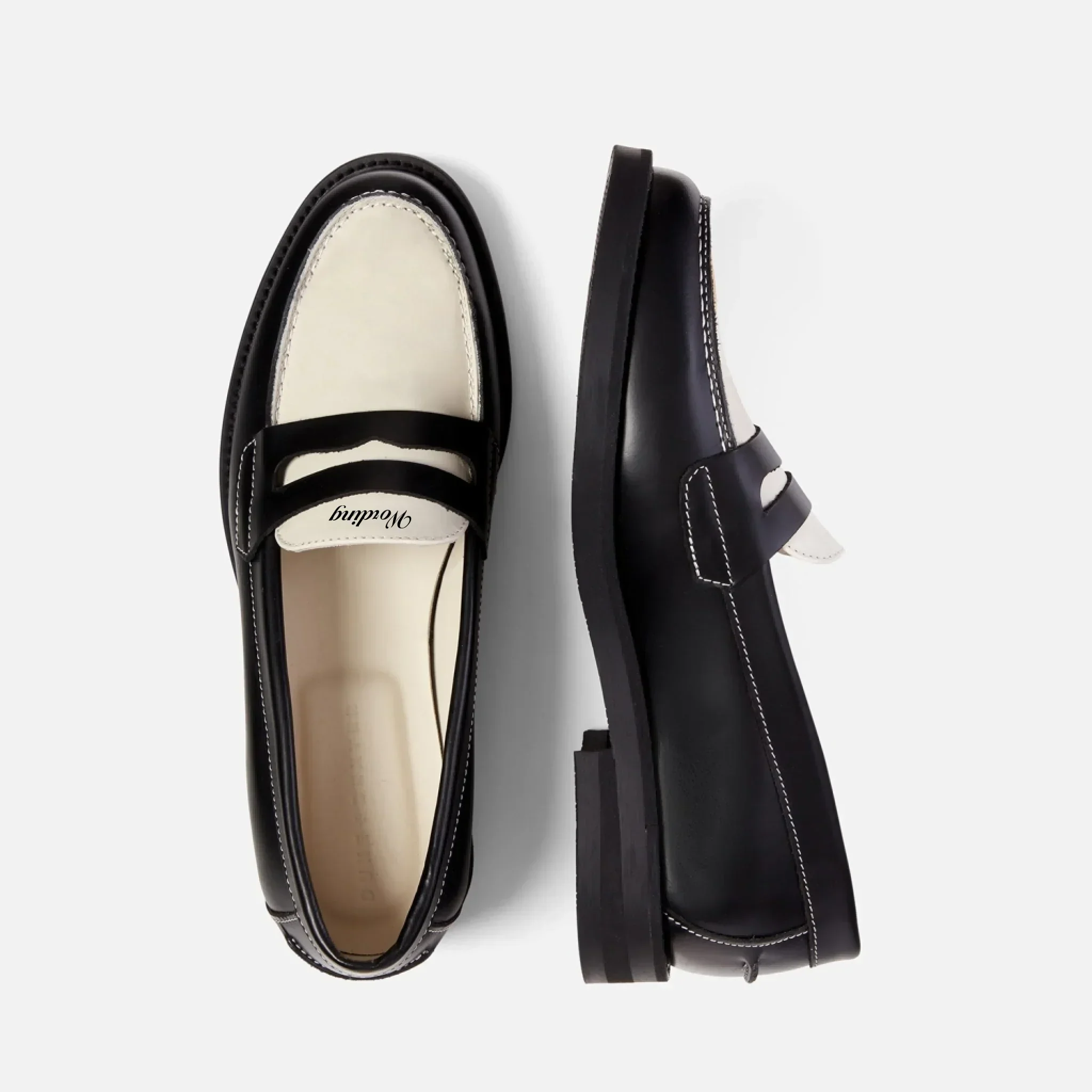 Hand-Painted Lettering Penny Loafer - Women's - Image 4