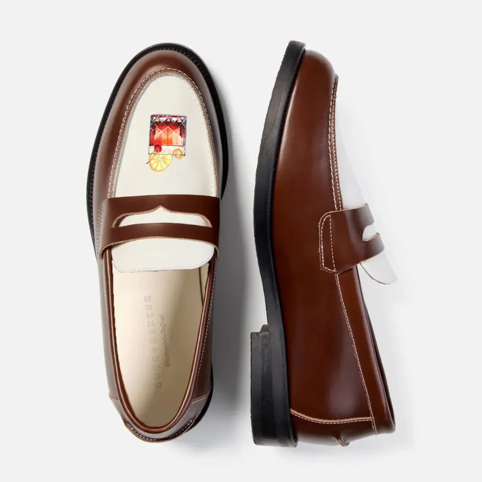 Hand-Painted Motif Penny Loafer - Men's - Image 11
