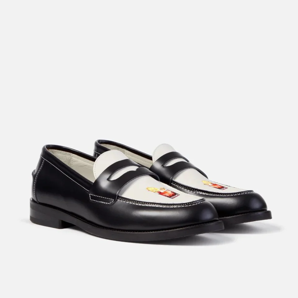 Hand-Painted Motif Penny Loafer - Men's - Image 3