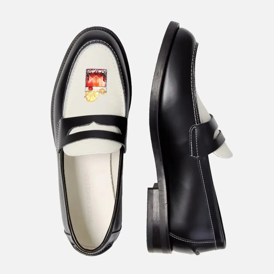 Hand-Painted Motif Penny Loafer - Men's - Image 6