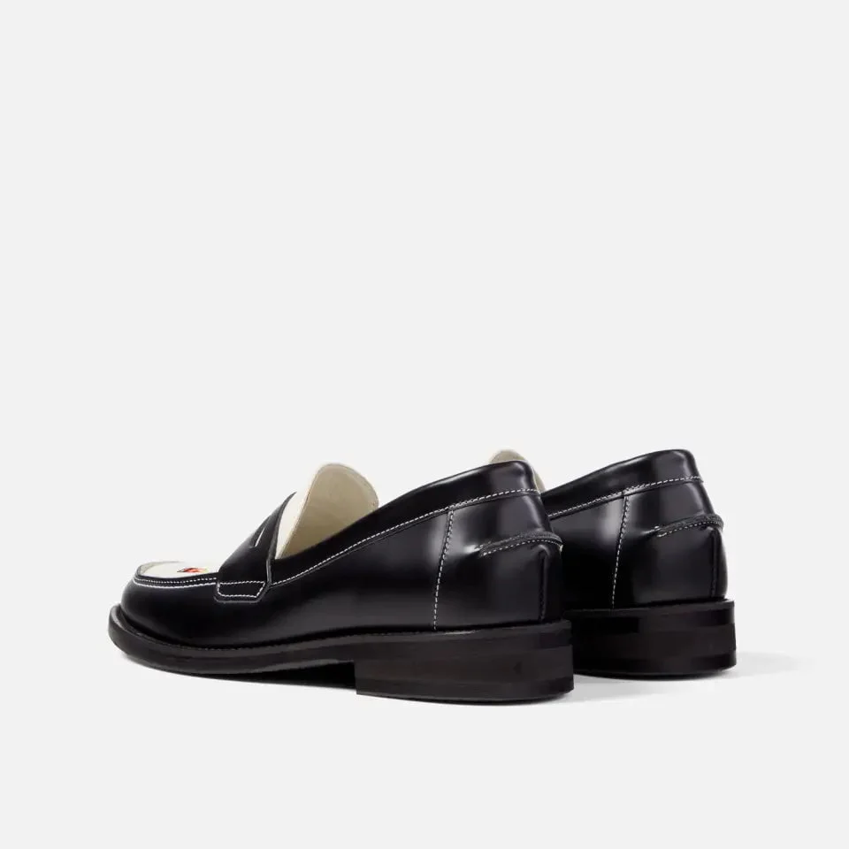 Hand-Painted Motif Penny Loafer - Women's - Image 4