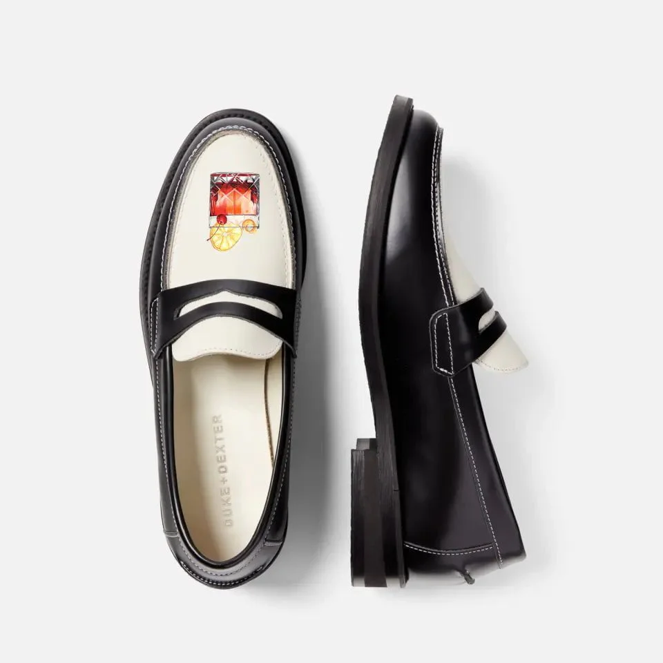 Hand-Painted Motif Penny Loafer - Women's - Image 5