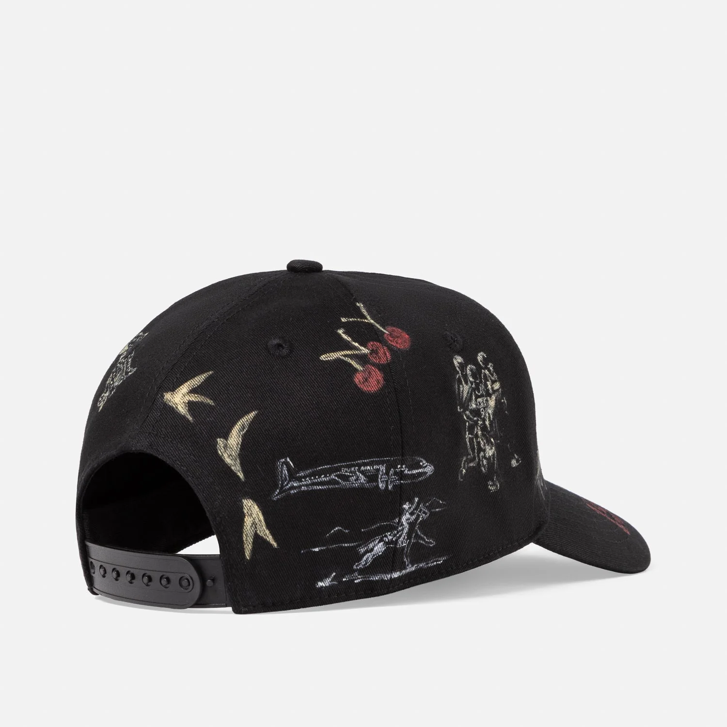 Hand-Painted NY Black Cap - Image 6