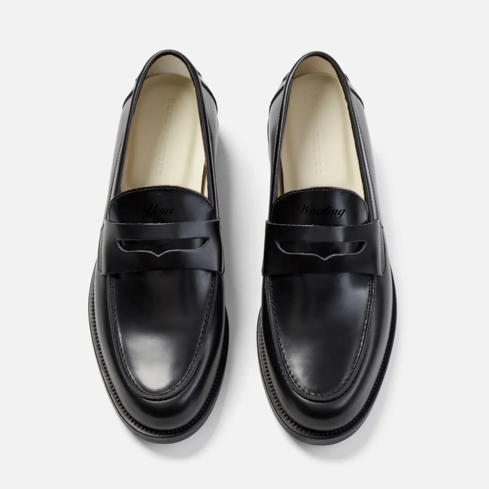 Hand-Painted Lettering Penny Loafer - Men's - Image 11