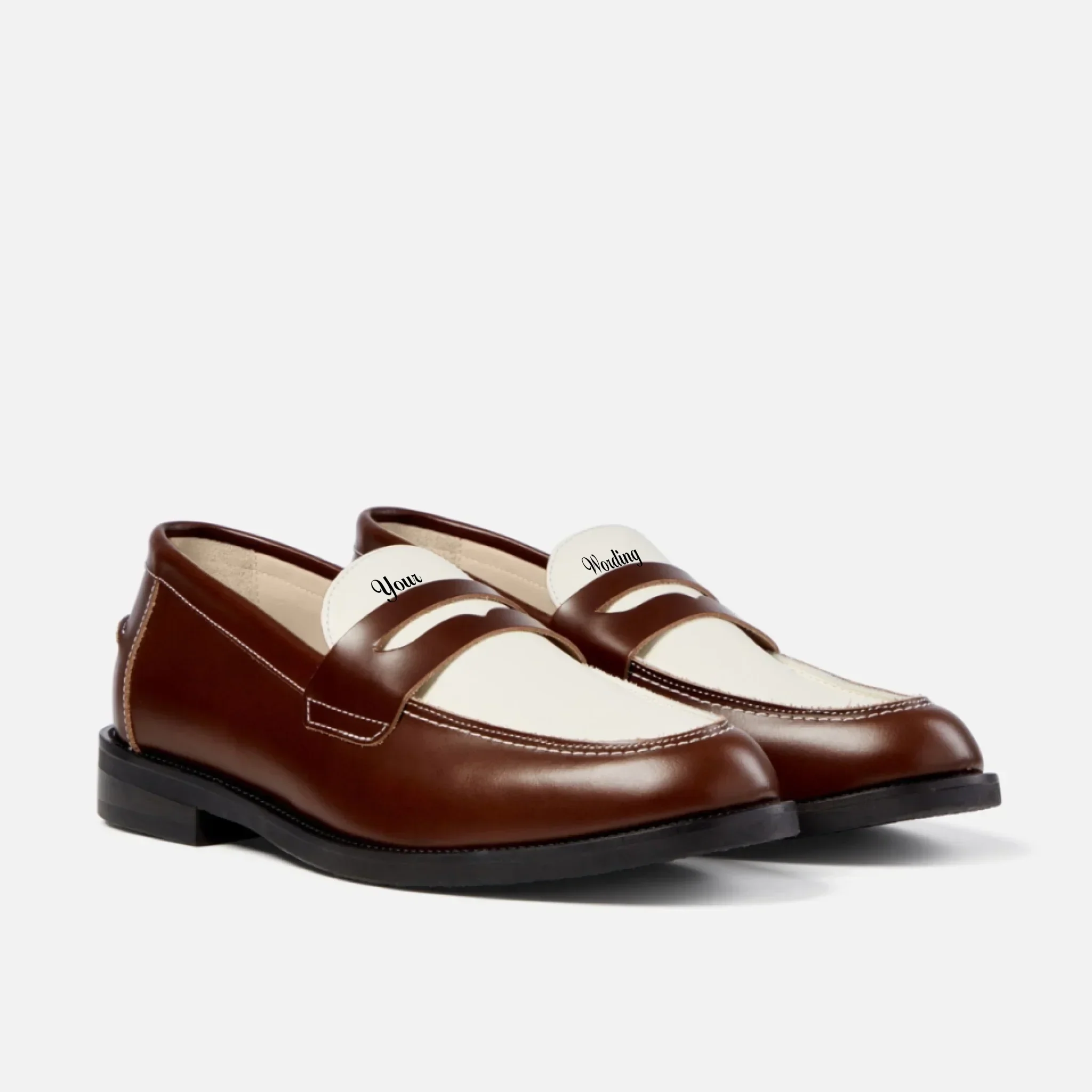 Hand-Painted Lettering Penny Loafer - Men's - Image 7