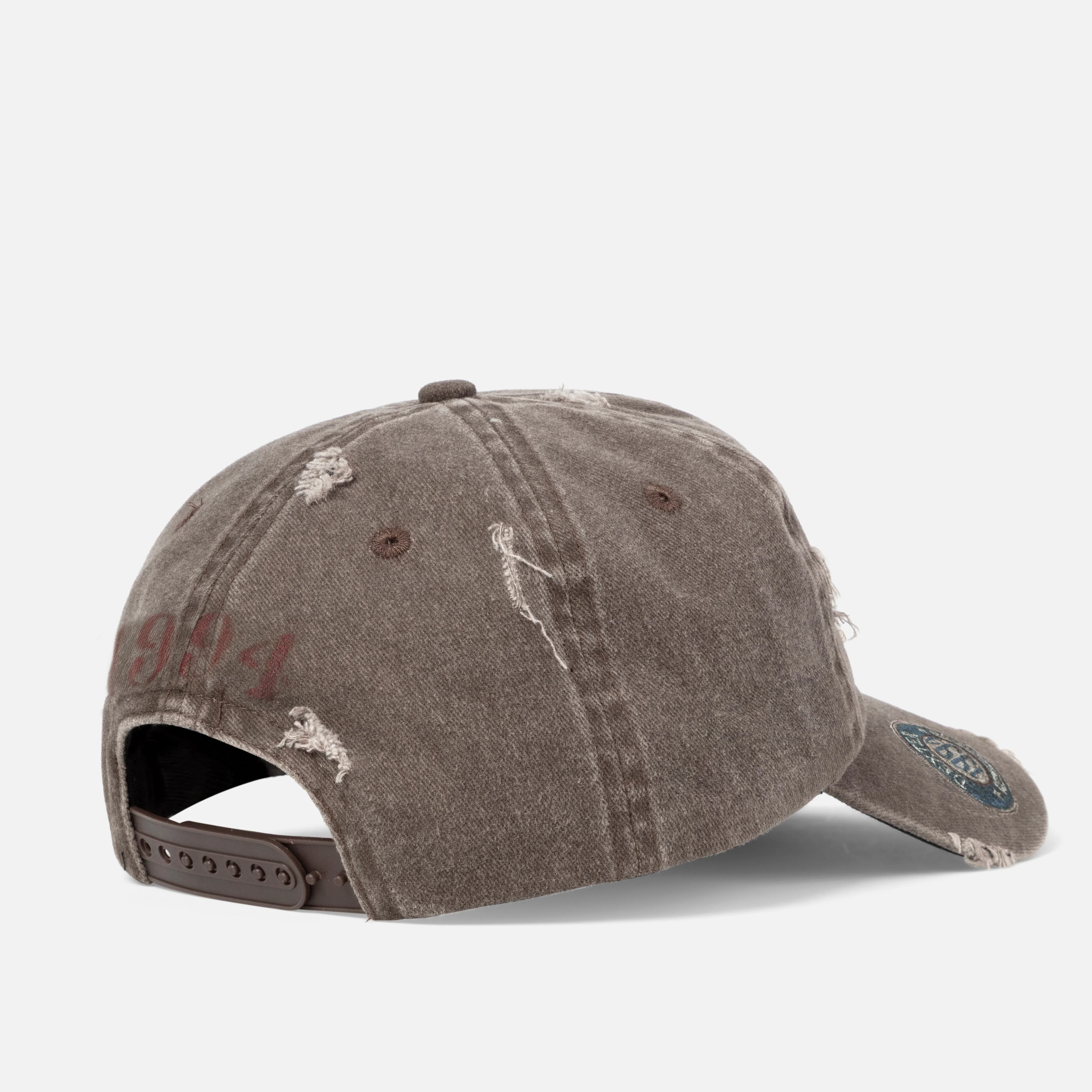 Hand-Painted Patch Distressed Cap - Image 5