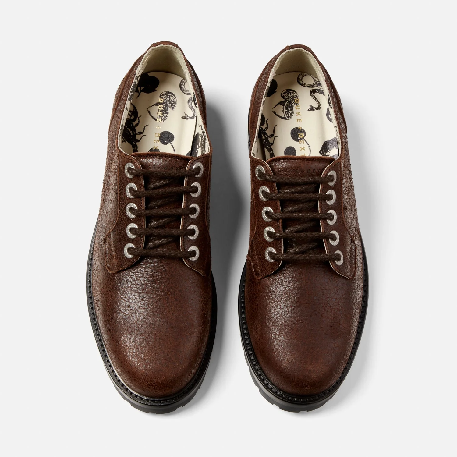 Lennon Brown Cracked Derby - Men's - Image 4