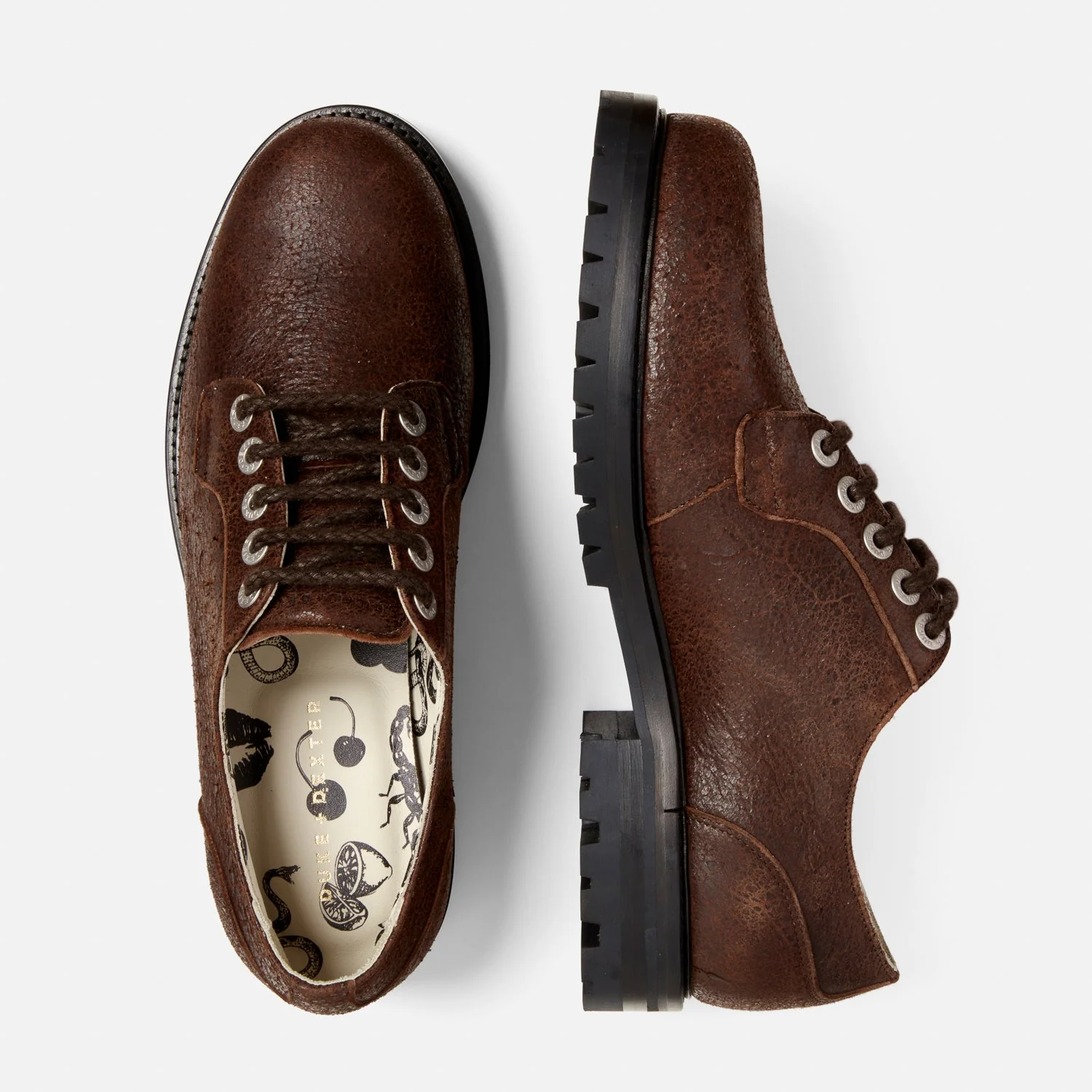 Lennon Brown Cracked Derby - Men's - Image 5