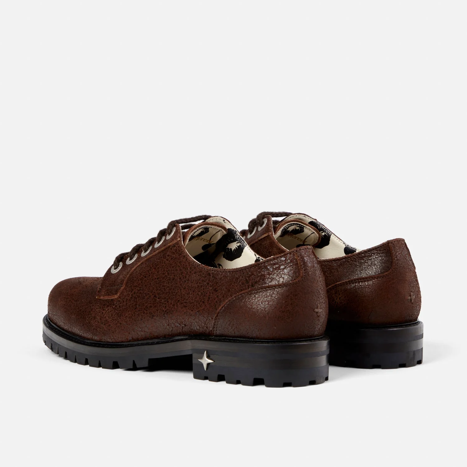 Lennon Brown Cracked Derby - Men's - Image 6
