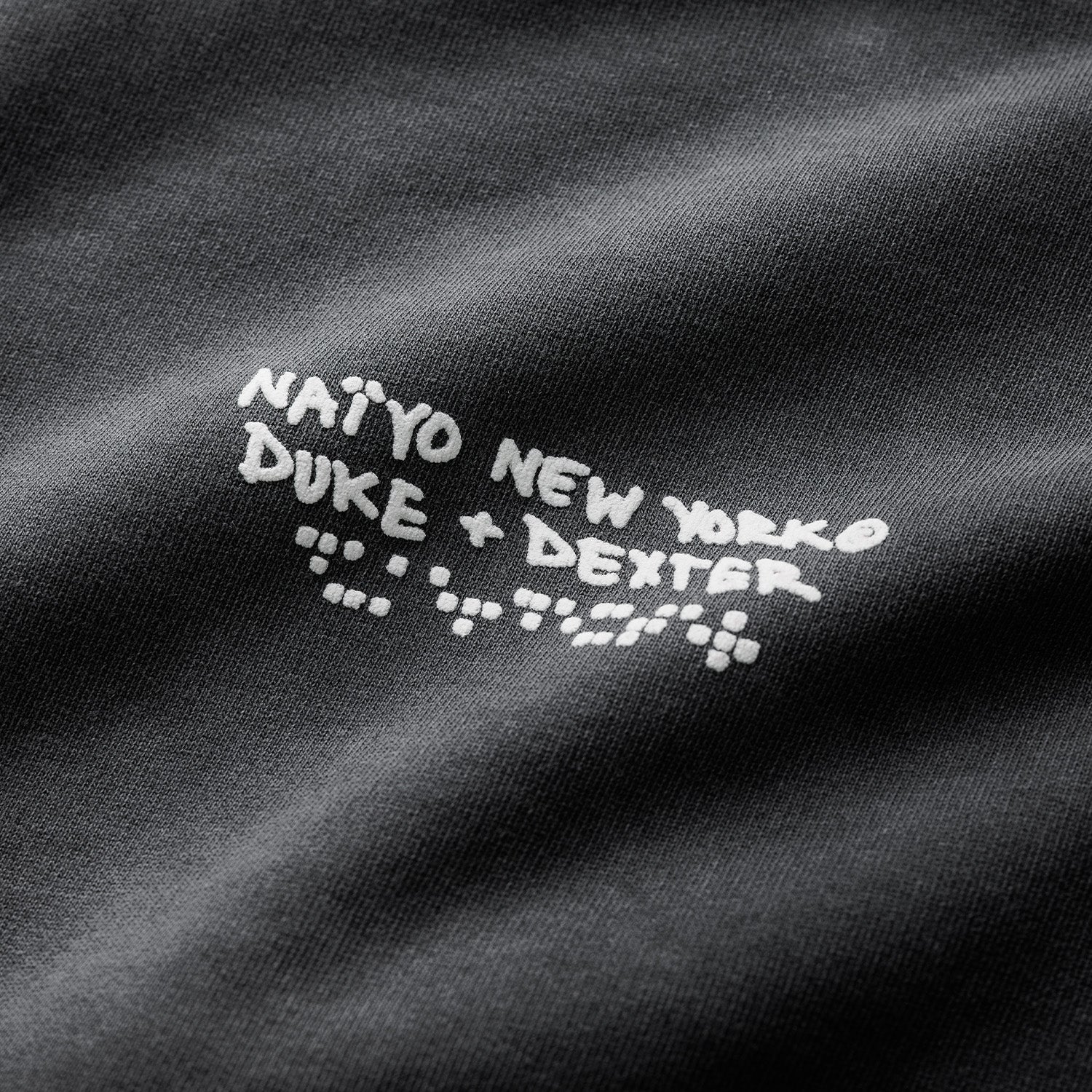 Naiyo NY Washed Black Hoodie - Image 6