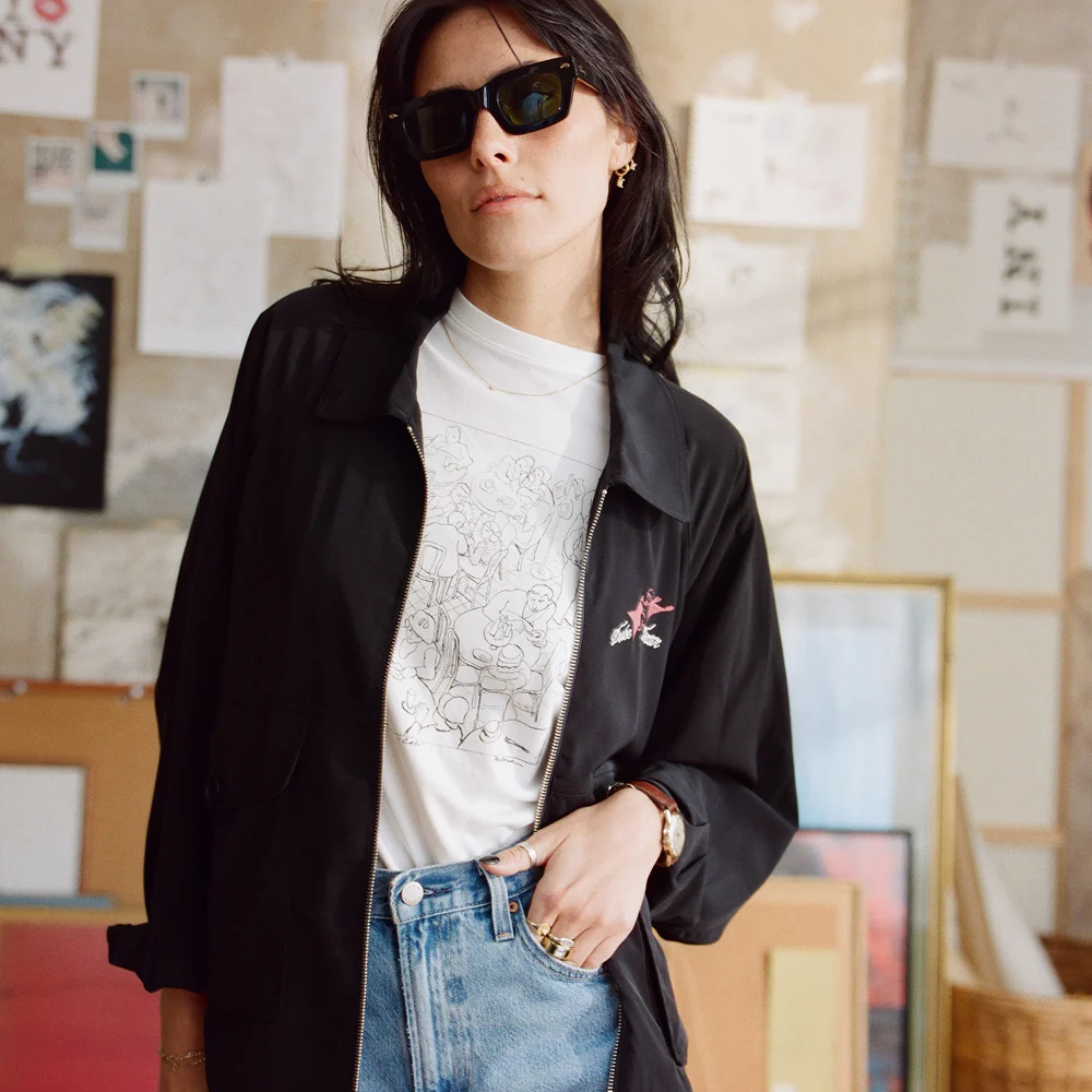 NY Cafe Vintage White T-Shirt - Image 8