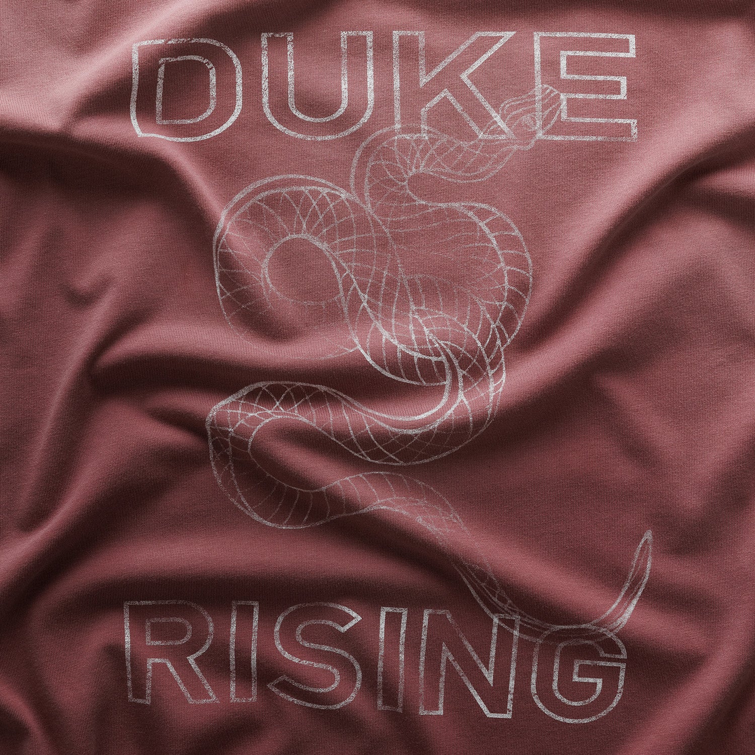 PD Duke Rising Vintage Red T-Shirt - Image 2