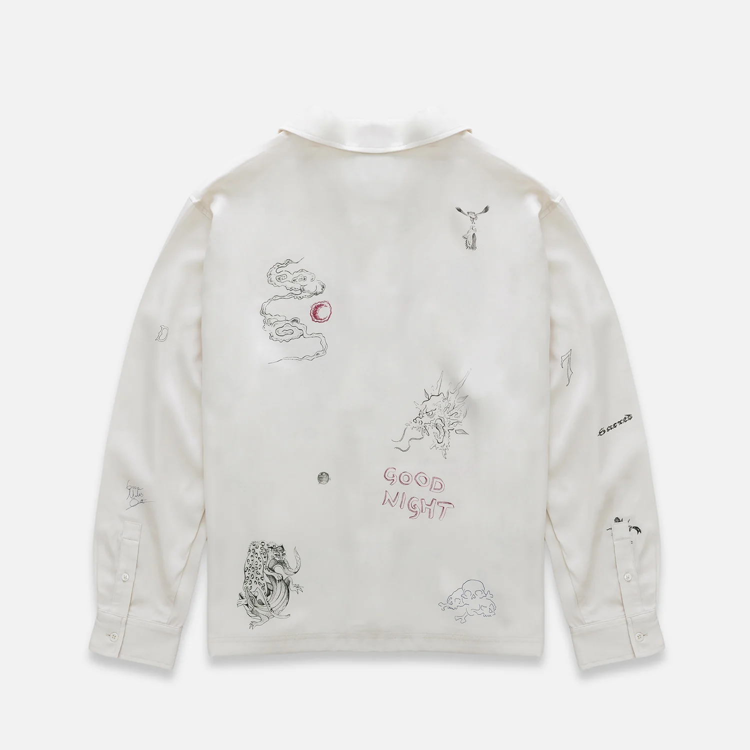 PD Sketch Antique White Shirt - Image 3