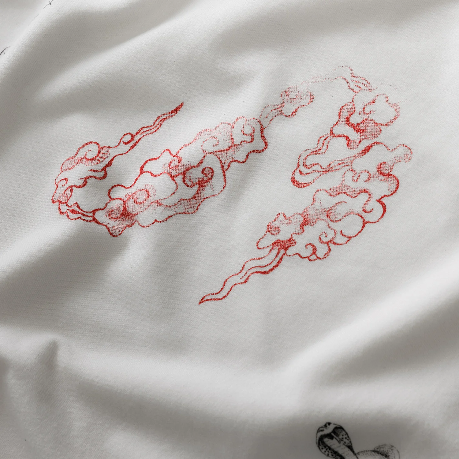 PD Sketch Vintage White T-Shirt - Image 6
