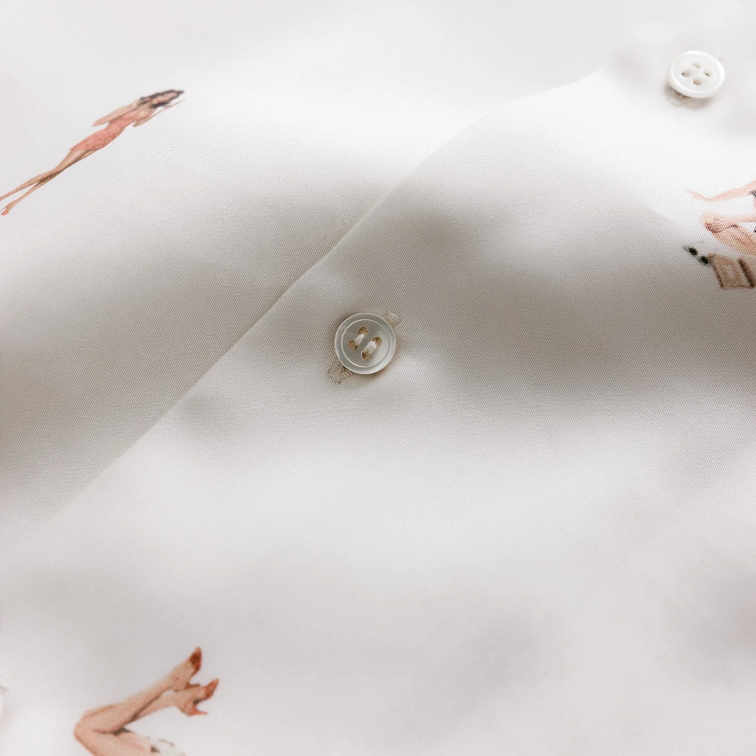 Pin Up Antique White Short Sleeve Shirt - Image 4