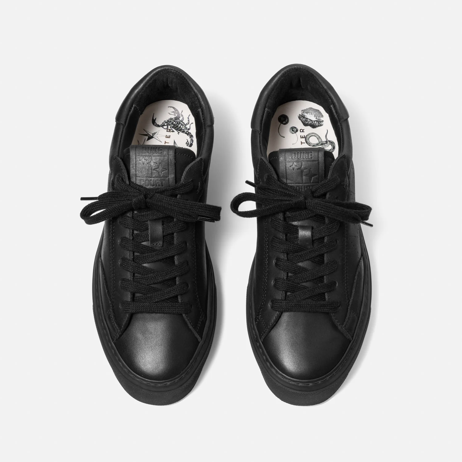Plus Court Black Sneaker - Women's - Image 2