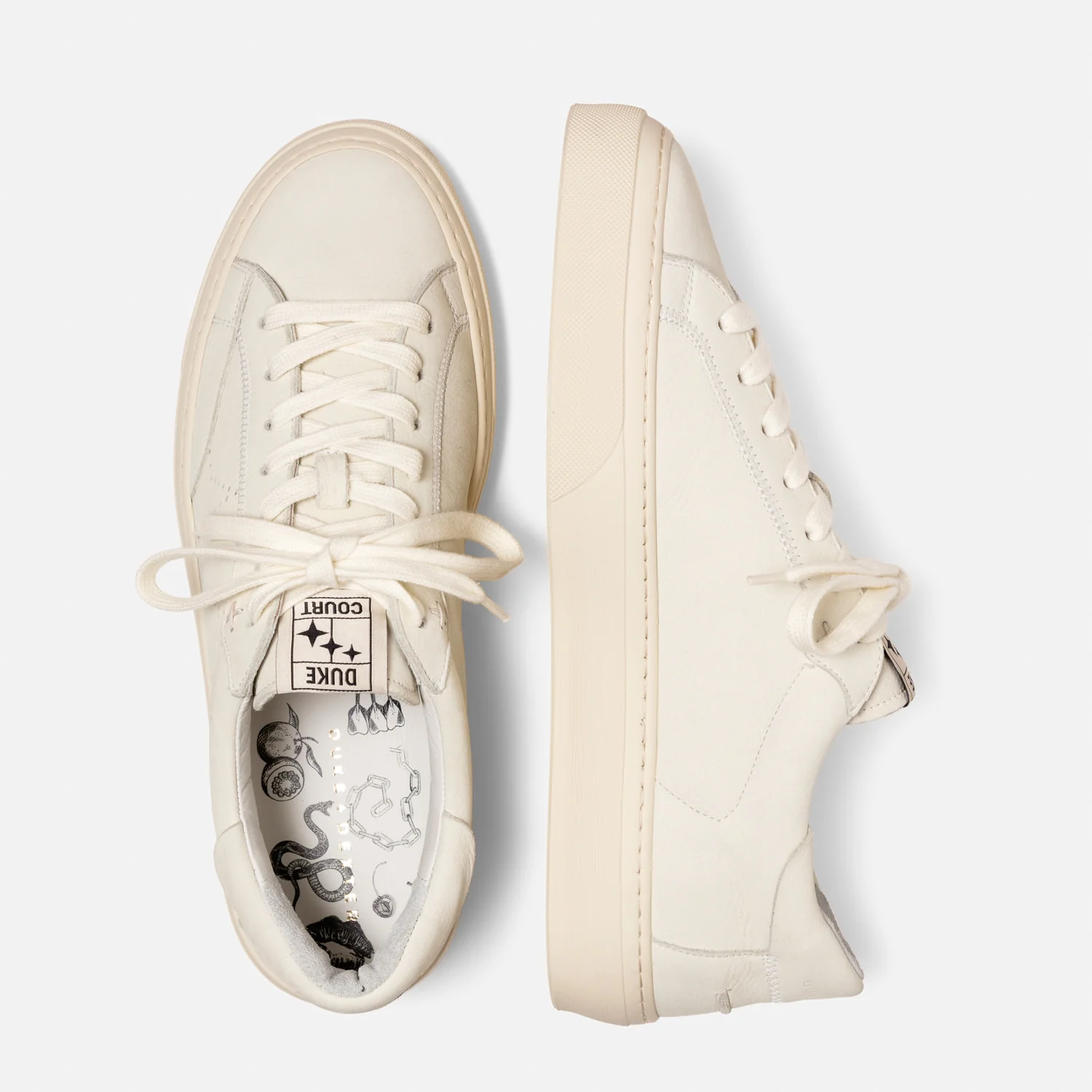 Plus Court Vintage White Sneaker - Men's - Image 5